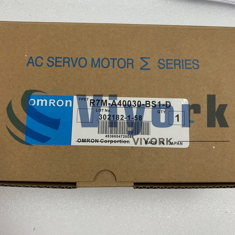 Omron AC Servo Motor R7M-A40030-BS1-D