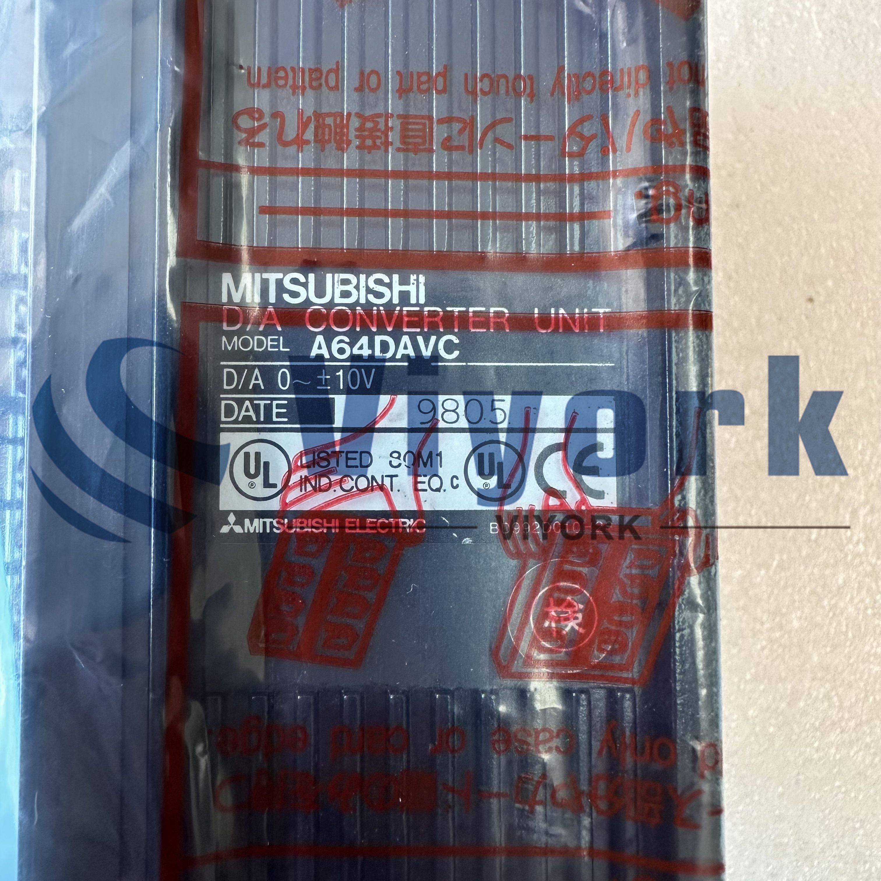 Mitsubishi A64DAVC NET/MINI ANALOG OUT 4 CHANNELS V ONLY NEW