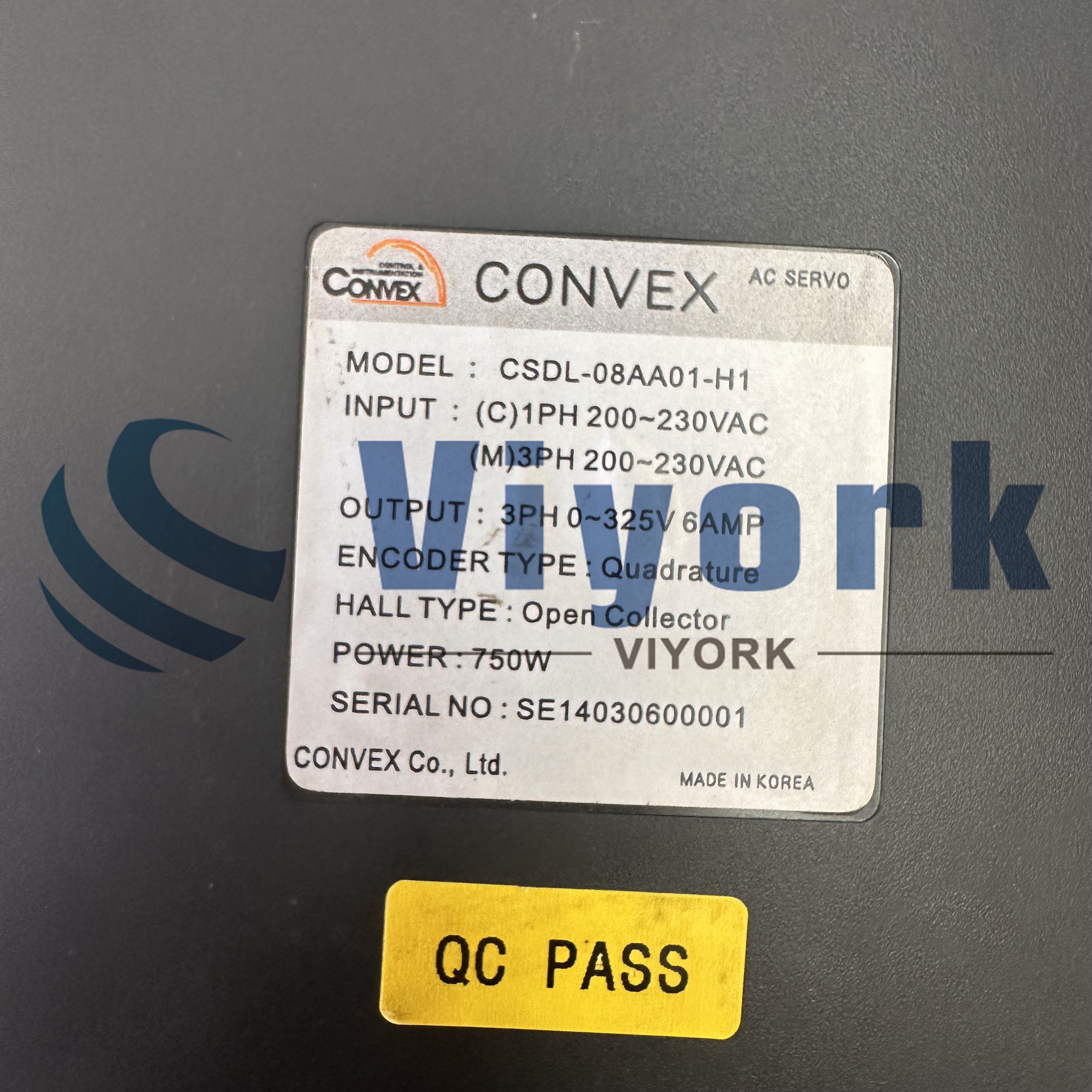 CONVEX DRIVER CSDL-08AA01-H1