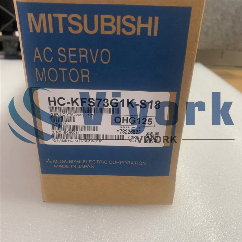 Mitsubishi AC Servo Motor HC-KFS73G1K-S18