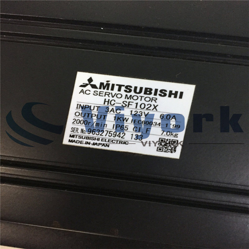 Mitsubishi AC Servo Motor HC-SF102X