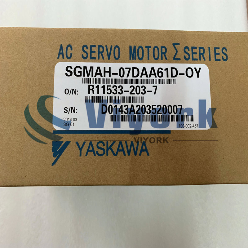 Yaskawa AC Servo Motor SGMAH-07DAA61D-OY