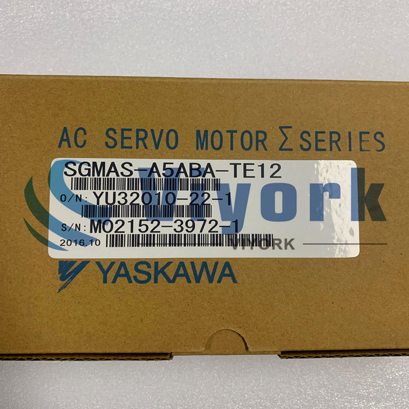 Yaskawa AC Servo Motor SGMAS-A5ABA-TE12