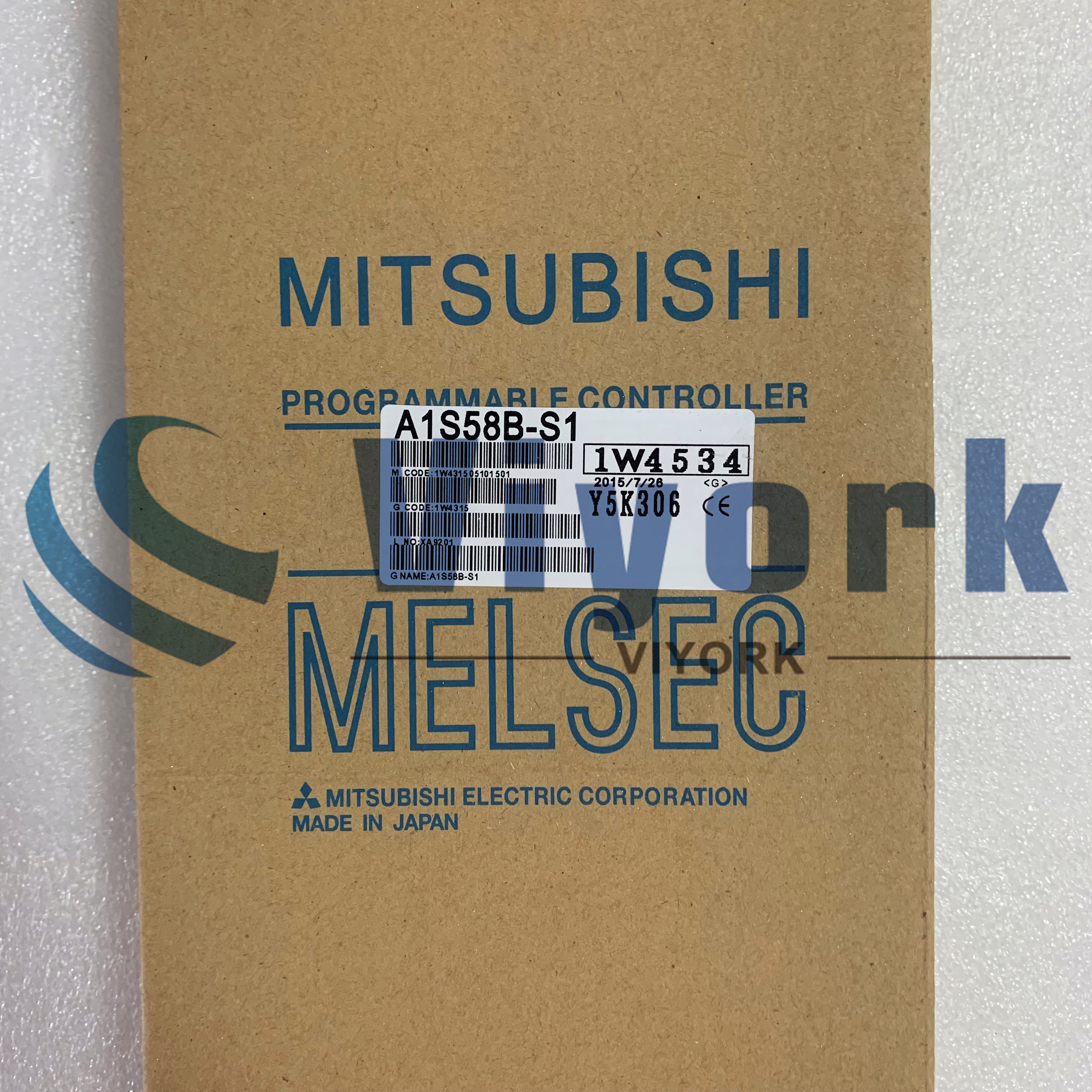 Mitsubishi A1S58B-S1 RACK EXTENSION 8 SLOTS PSU SLOT NEW
