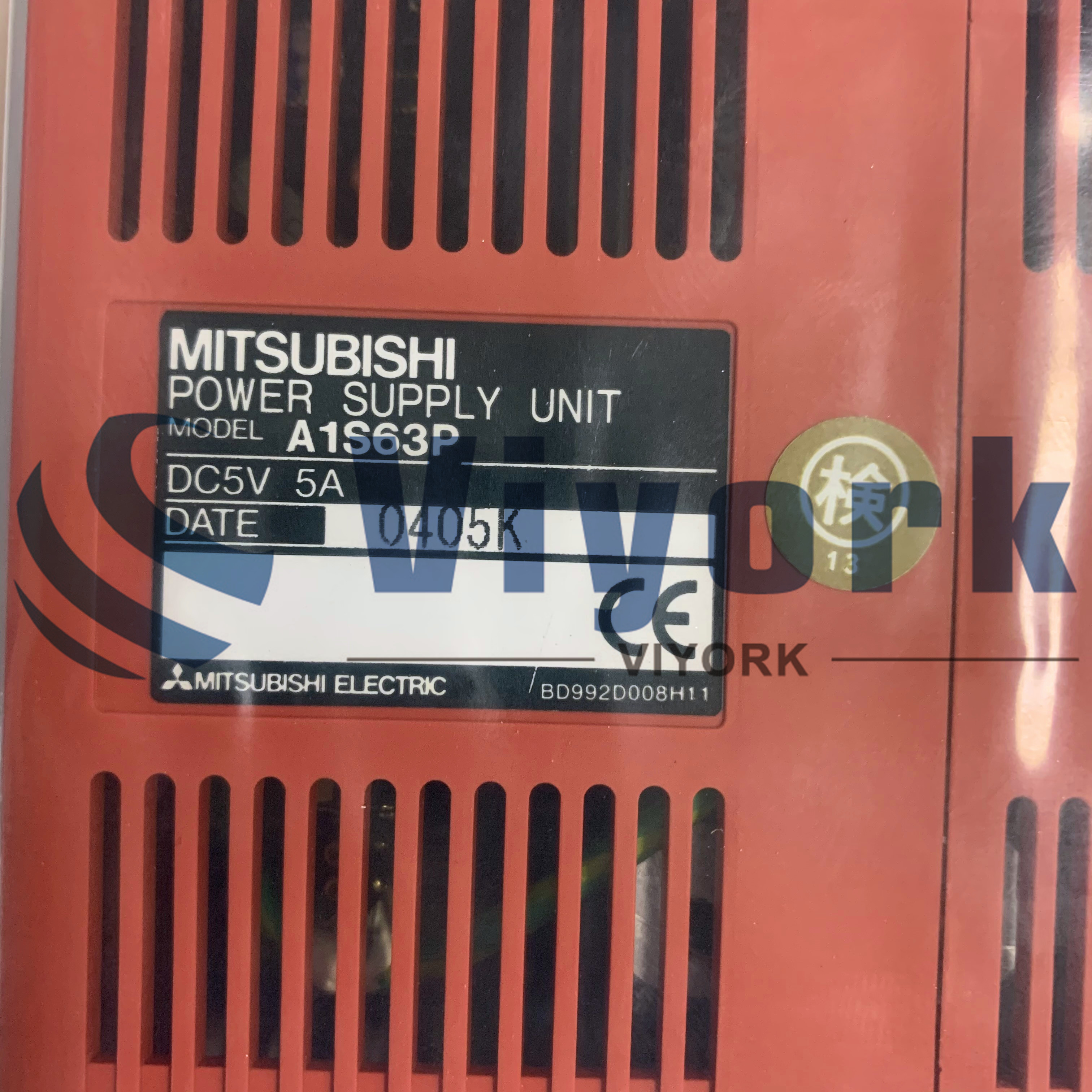 Mitsubishi A1S63P POWER SUPPLY UNIT 24 VDC 5 AMP NEW