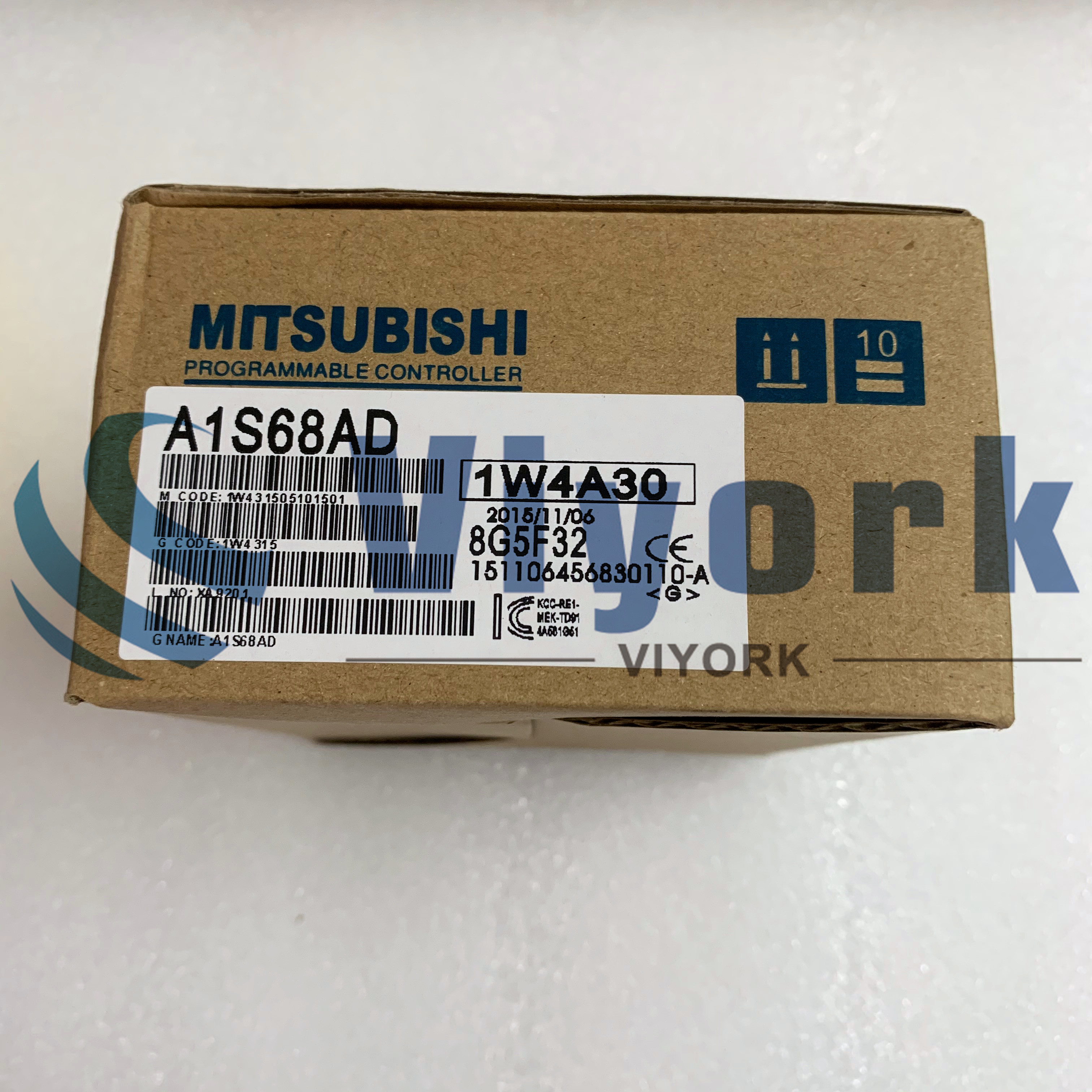 Mitsubishi A1S68AD INPUT MODULE 8 POINT ANALOG 0-20 MA NEG 10-10 VDC NEW