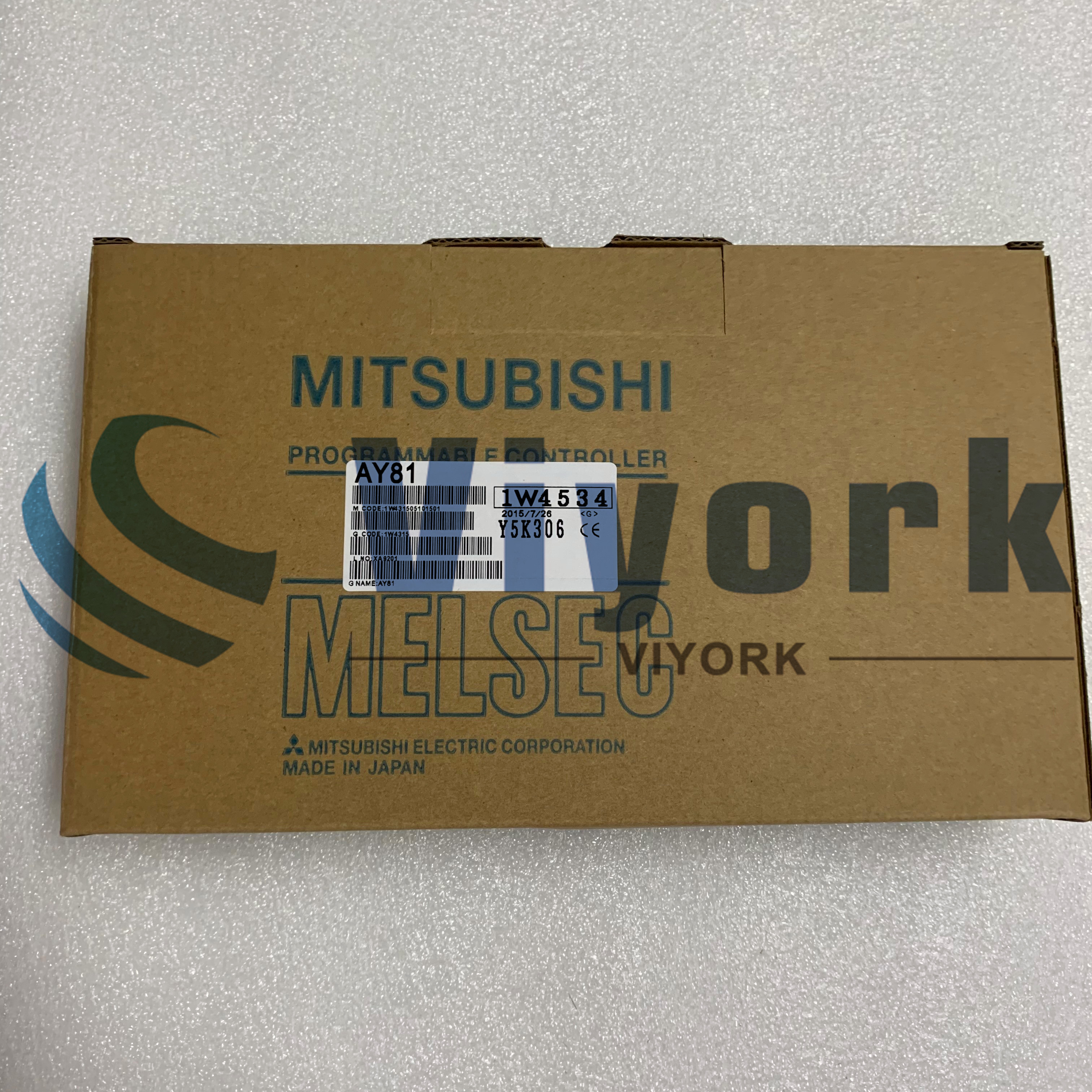 Mitsubishi AY81 TRANSISTOR SOURCE LOGIC OUTPUT MODULE 32POINT 12/24VDC NEW
