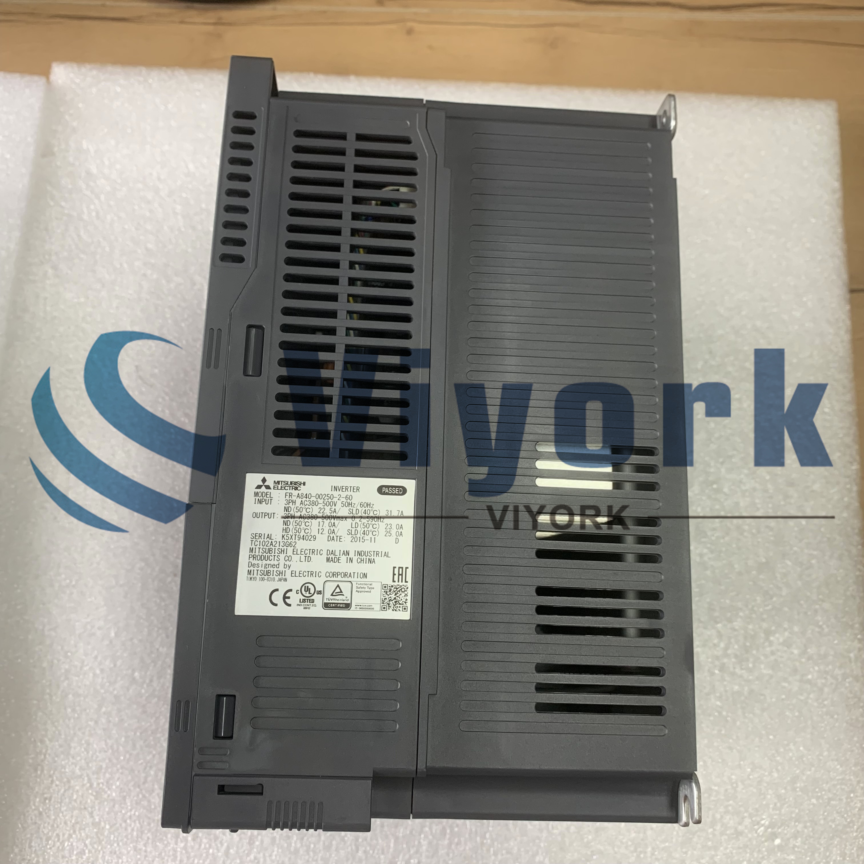 Mitsubishi FR-A840-00250-2-60 FREQUENCY INVERTER 400/415VAC 7.5KW 17AMPS NEW