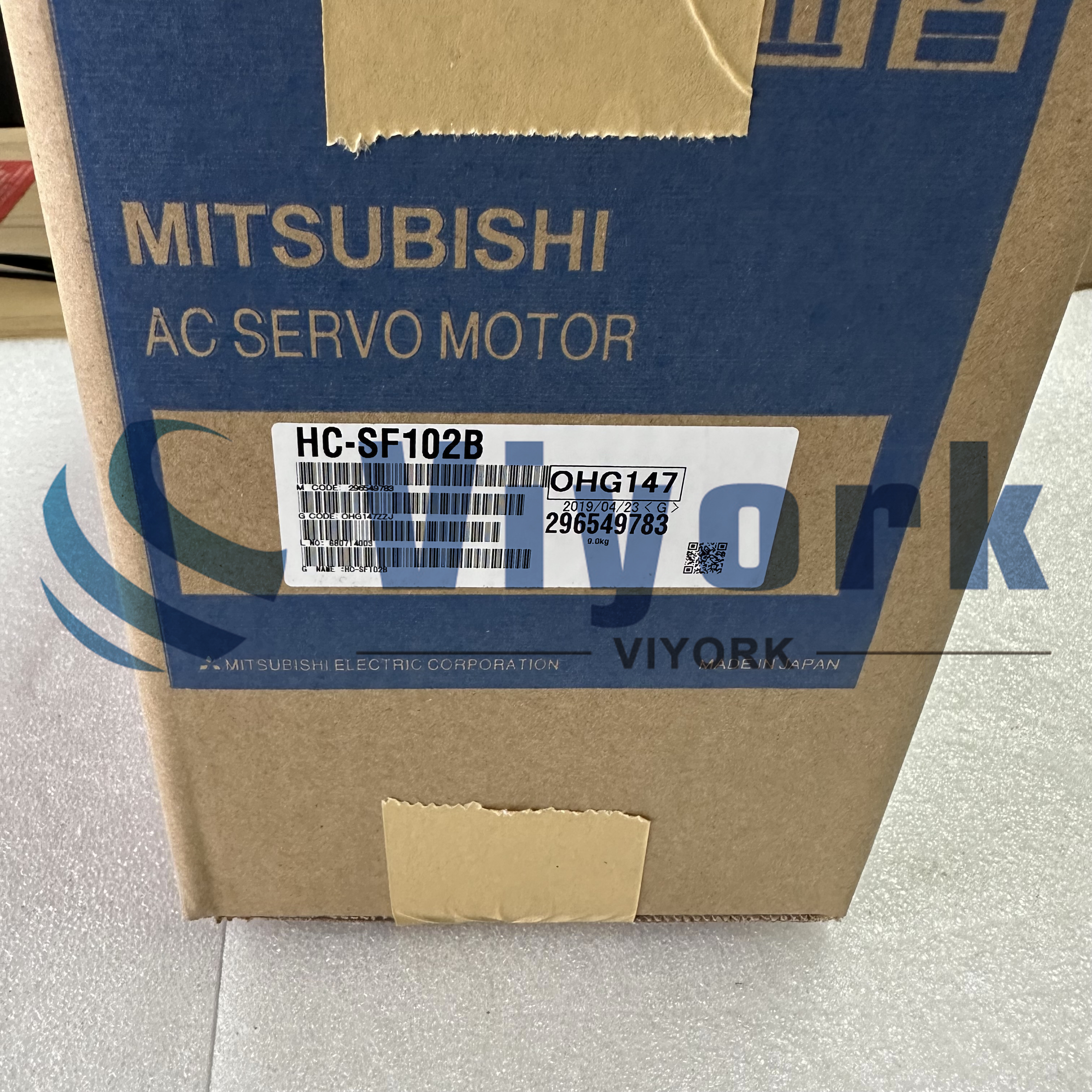 Mitsubishi HC-SF102B AC SERVO MOTOR SRVMTR 2KW BRK NEW