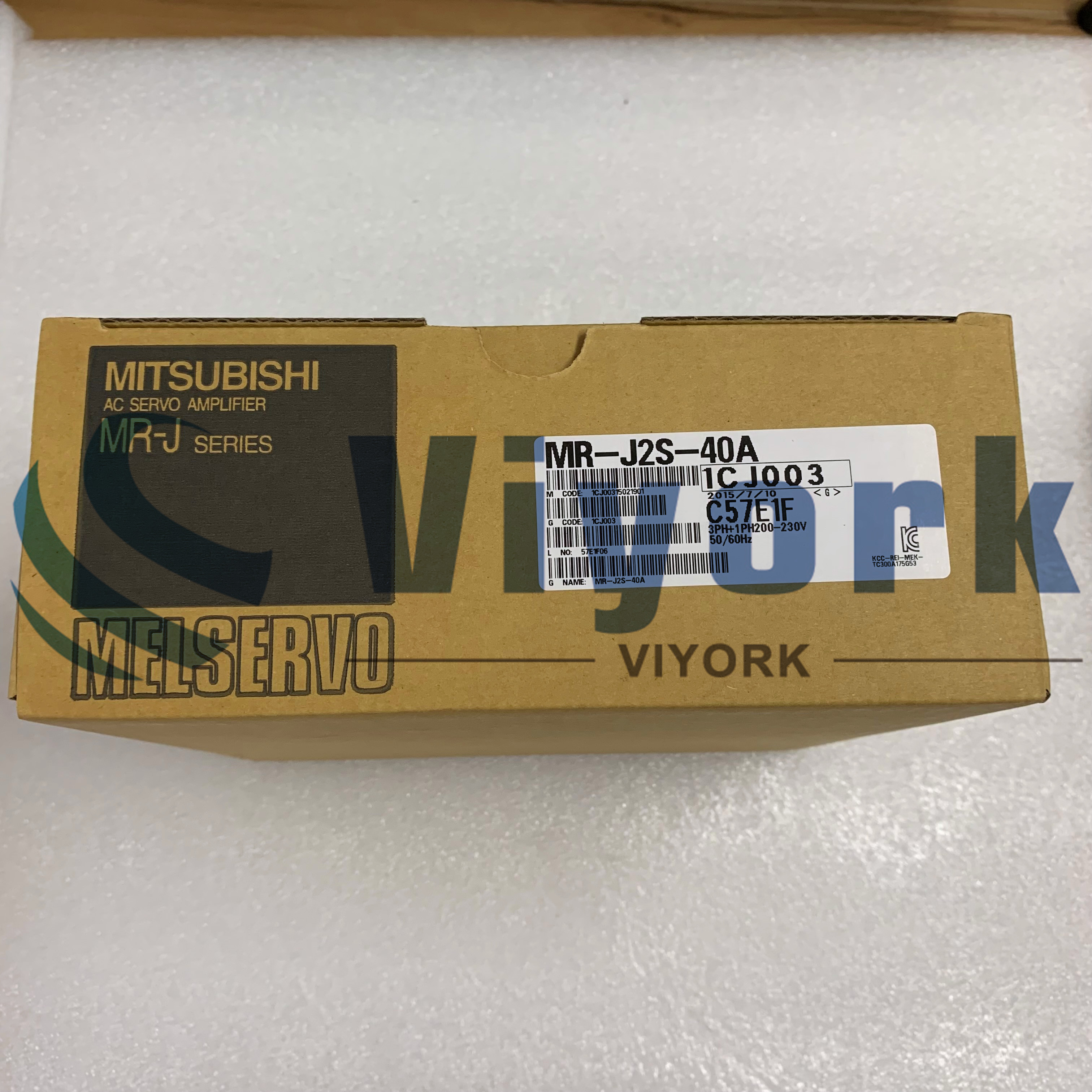 Mitsubishi MR-J2S-40A SERVO AMPLIFIER 2.8AMP 170V 0-360HZ 400W NEW