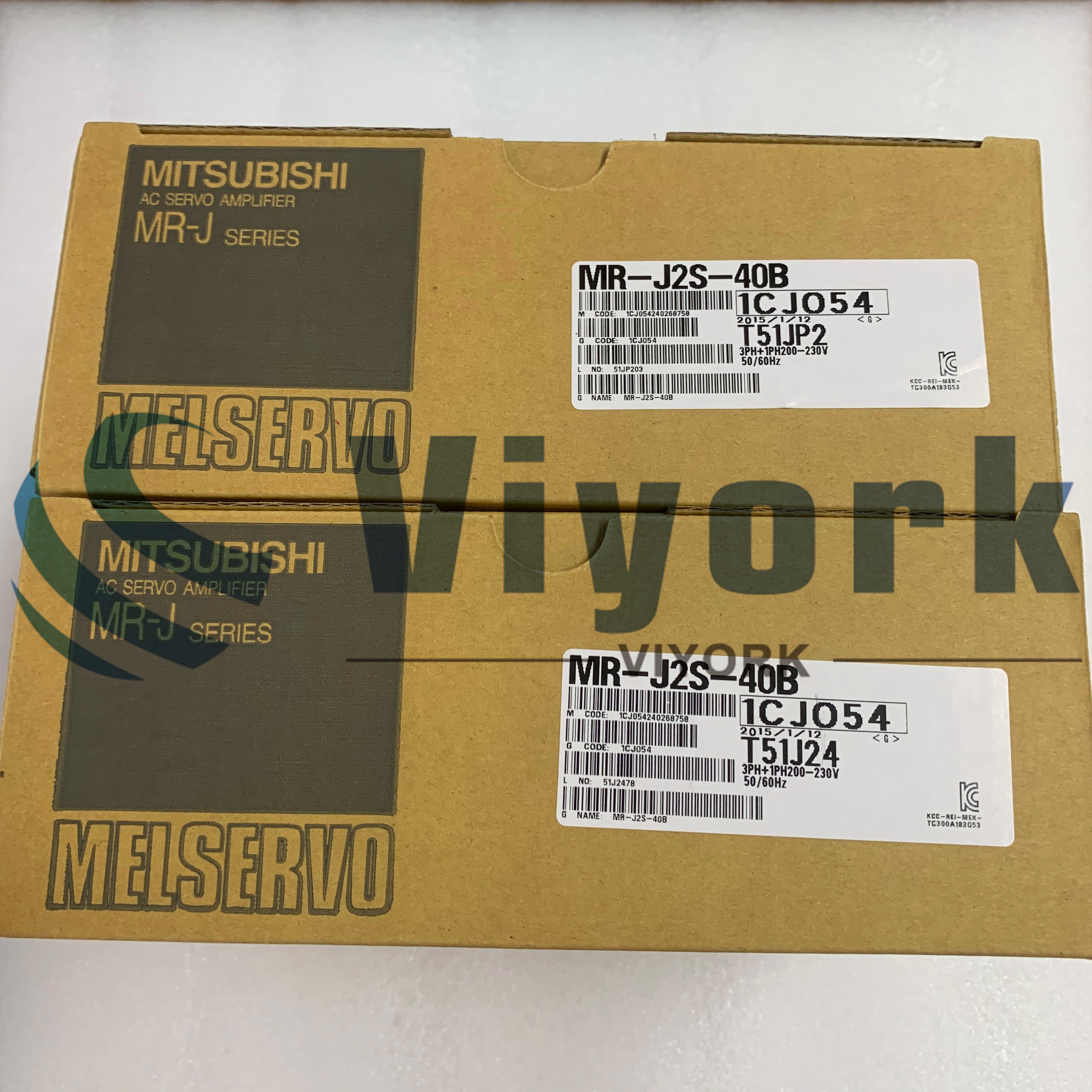Mitsubishi MR-J2S-40B SERVO AMPLIFIER 2.6AMP 3PHASE 200-230VAC 50/60HZ NEW