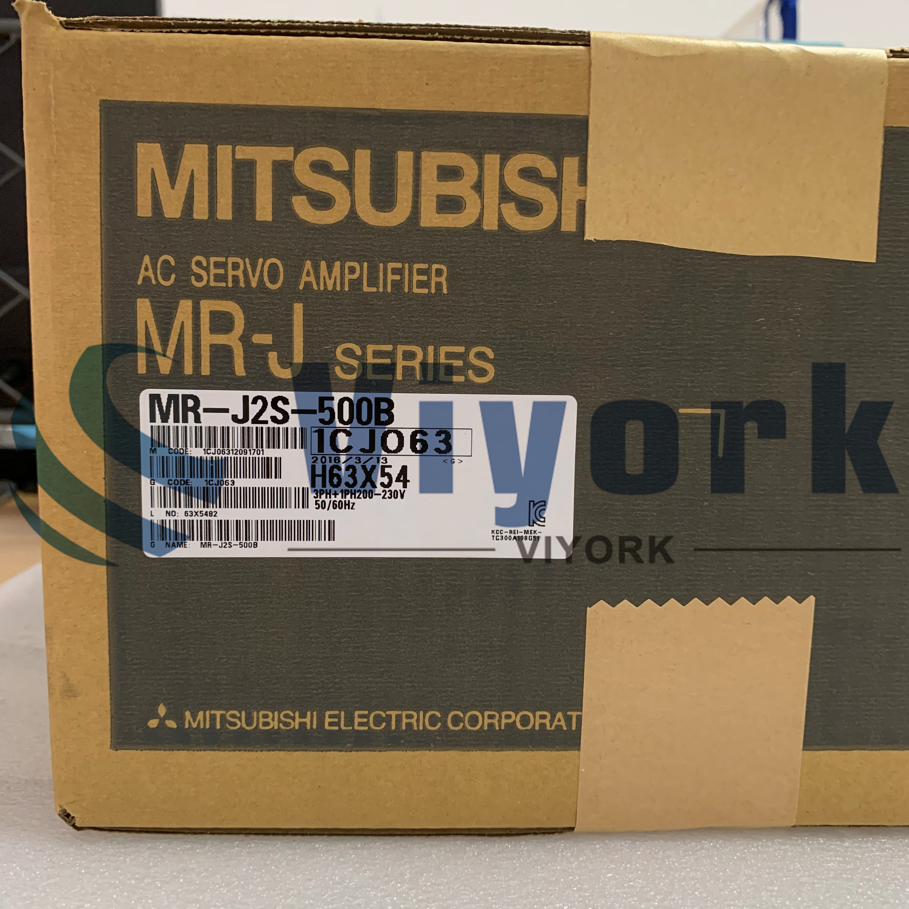 Mitsubishi MR-J2S-500B SERVO AMPLIFIER 5KW 21.7AMP 230VAC 50/60HZ NEW