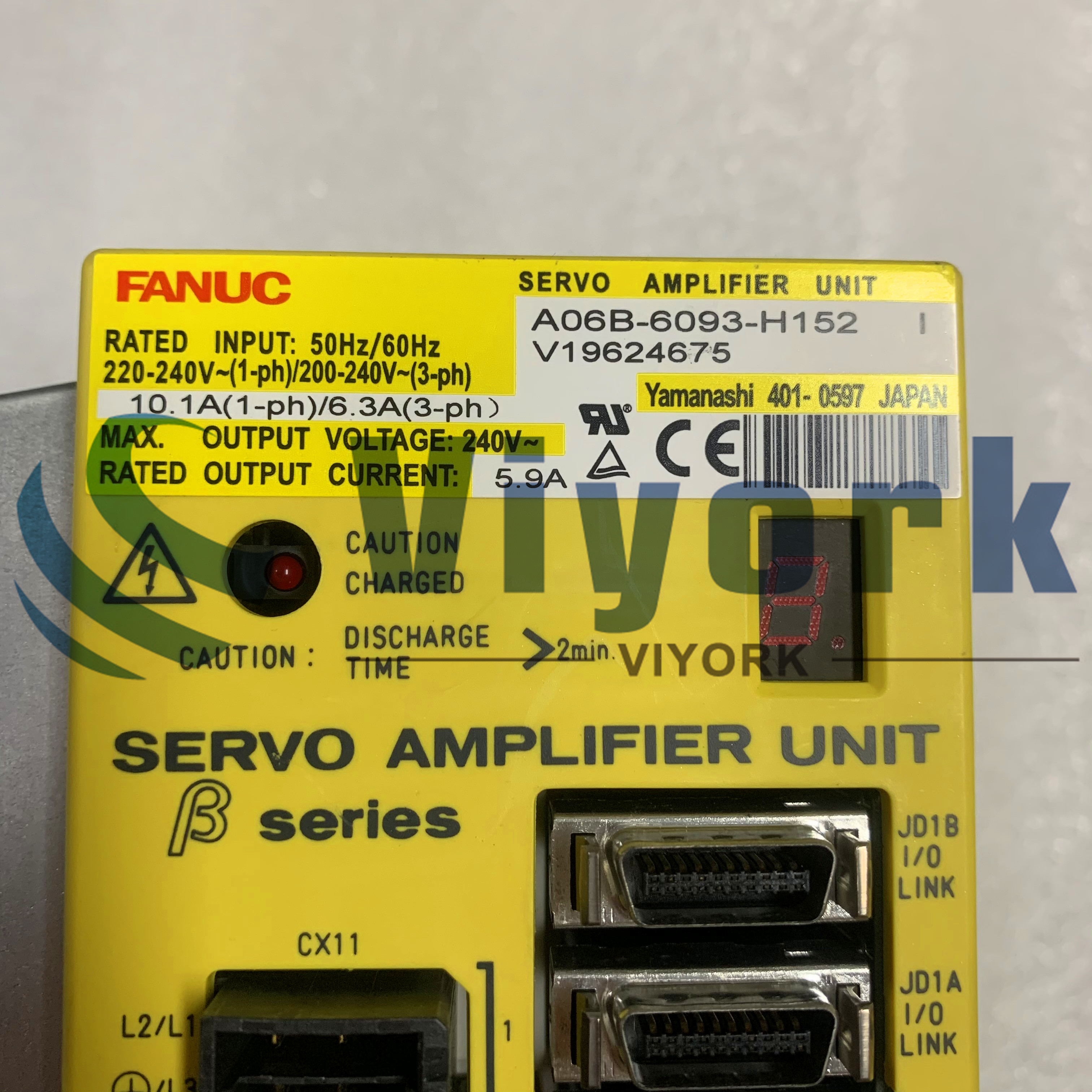 Fanuc A06B-6093-H152 SERVO AMPLIFIER UNIT SVU-12/SVU 1-12 BETA I/O-LINK CNC NEW