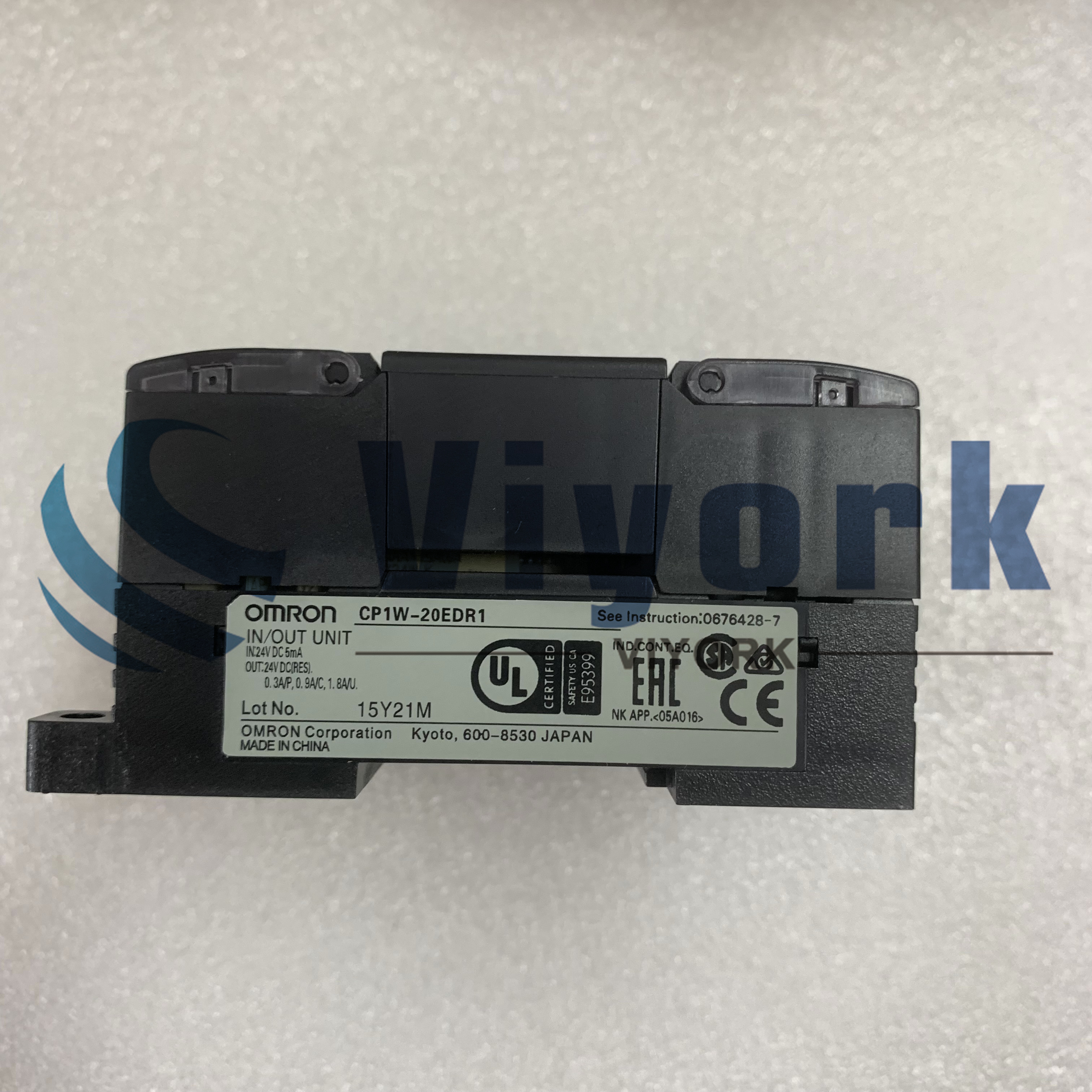 Omron CP1W-20EDR1 EXPANSION I/O MODULE 8 RELAY NEW