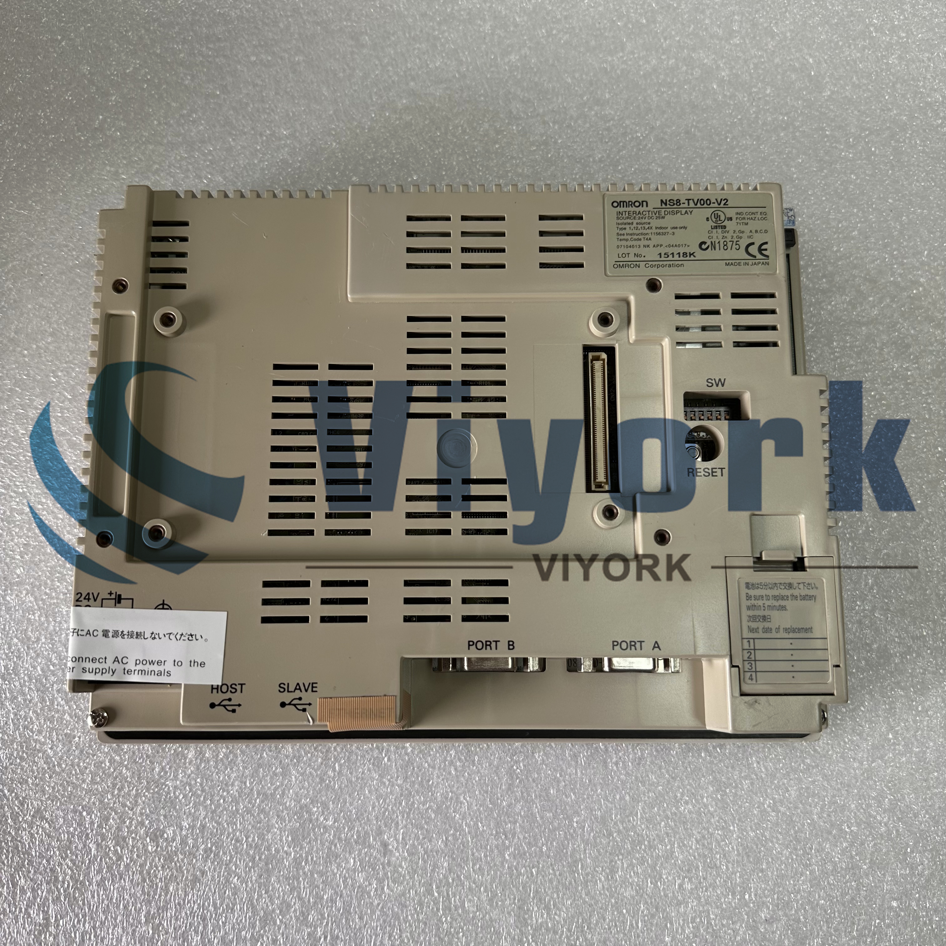 Omron NS8-TV00-V2 OPERATOR INTERFACE TOUCHSCREEN TFT 8 INCH 24VDC NEW