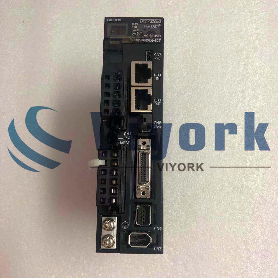 Omron R88D-KN02H-ECT SERVO DRIVE G5-SERIES NETWORK TYPE AC 200WATT 200VAC NEW