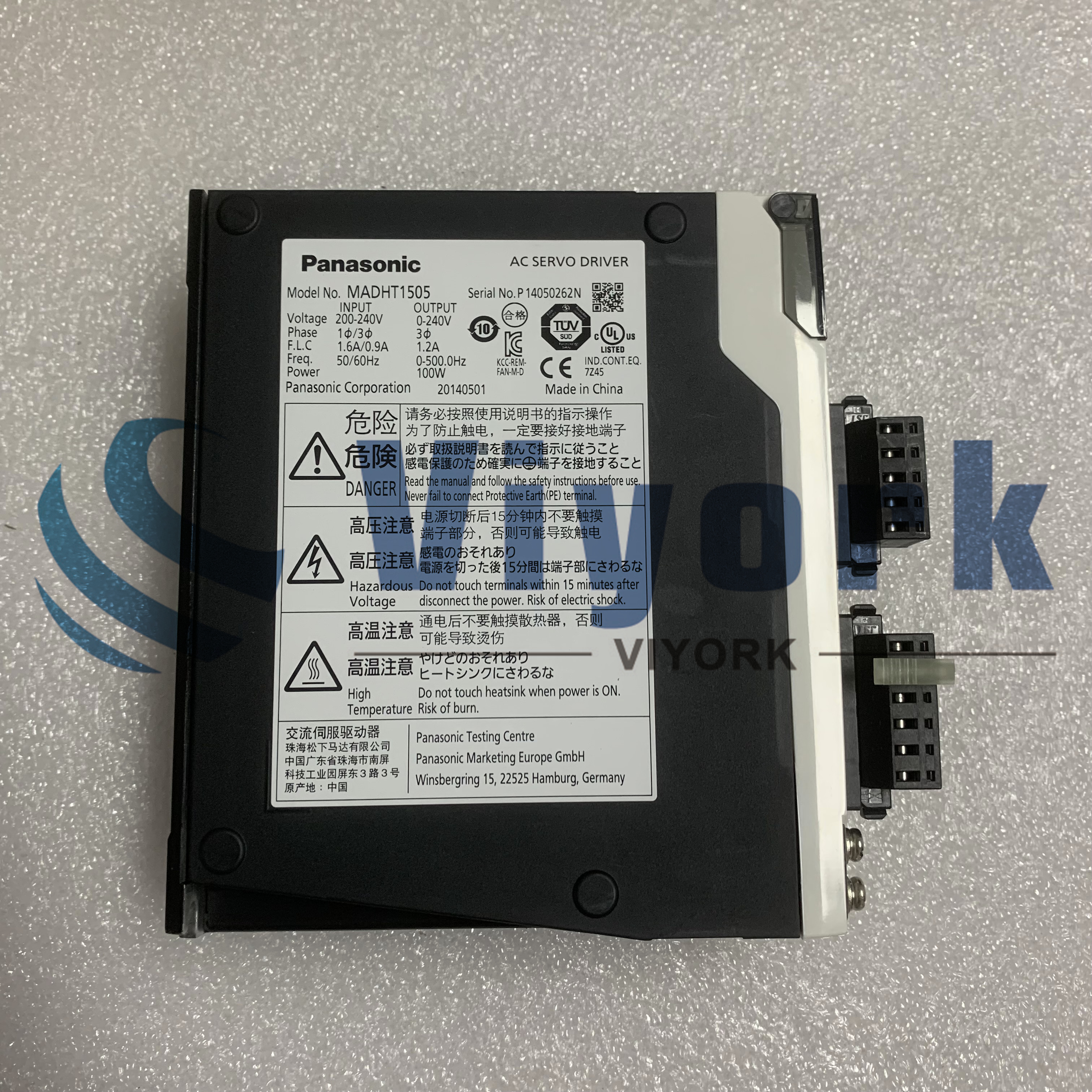 Panasonic MADHT1505 A5 NETWORK DRIVE SINGLE OR 3 PHASE 200-240V A-FRAME NEW