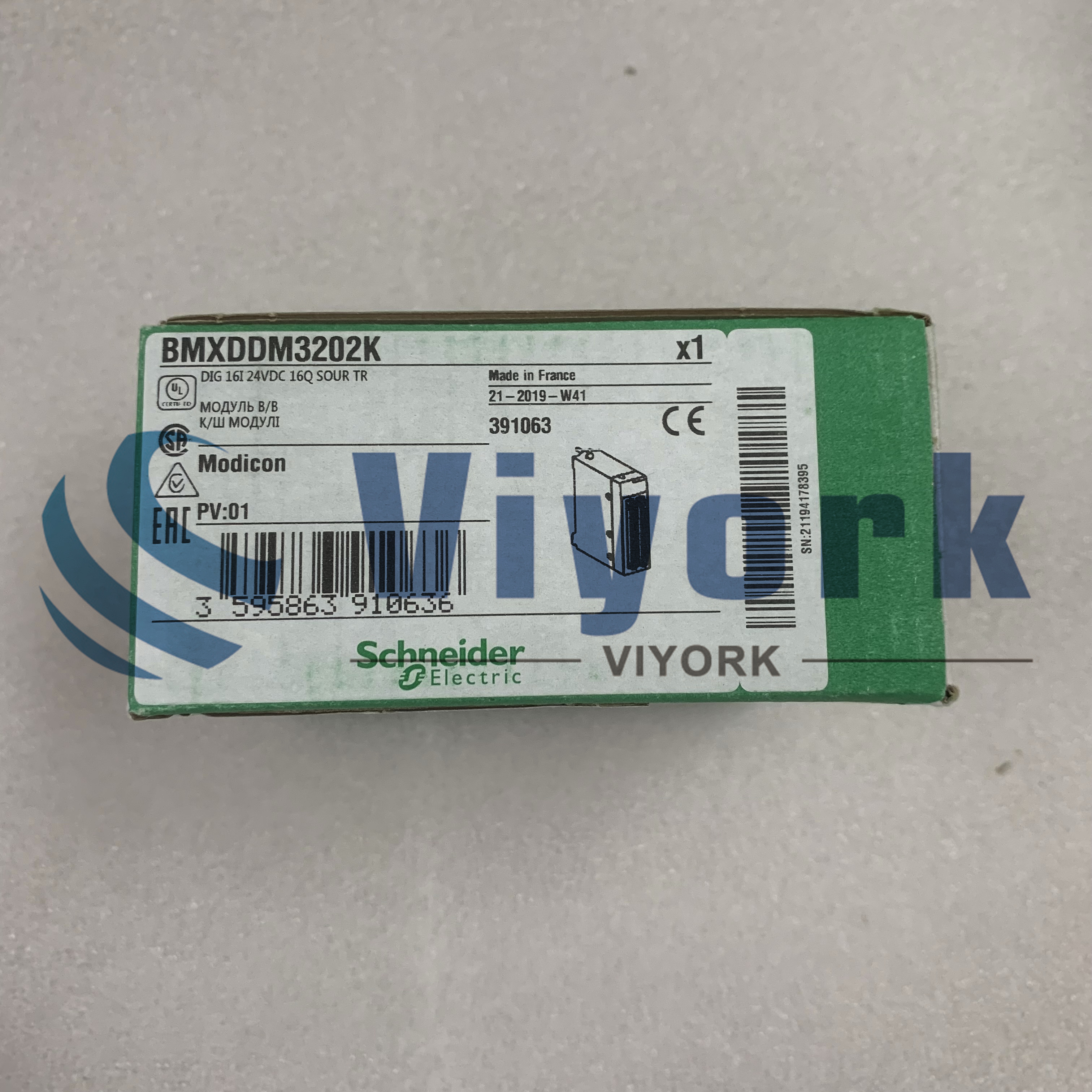 Schneider MODICON BMXDDM3202K I/O MODULE DISCRETE X80 IP20 NEW