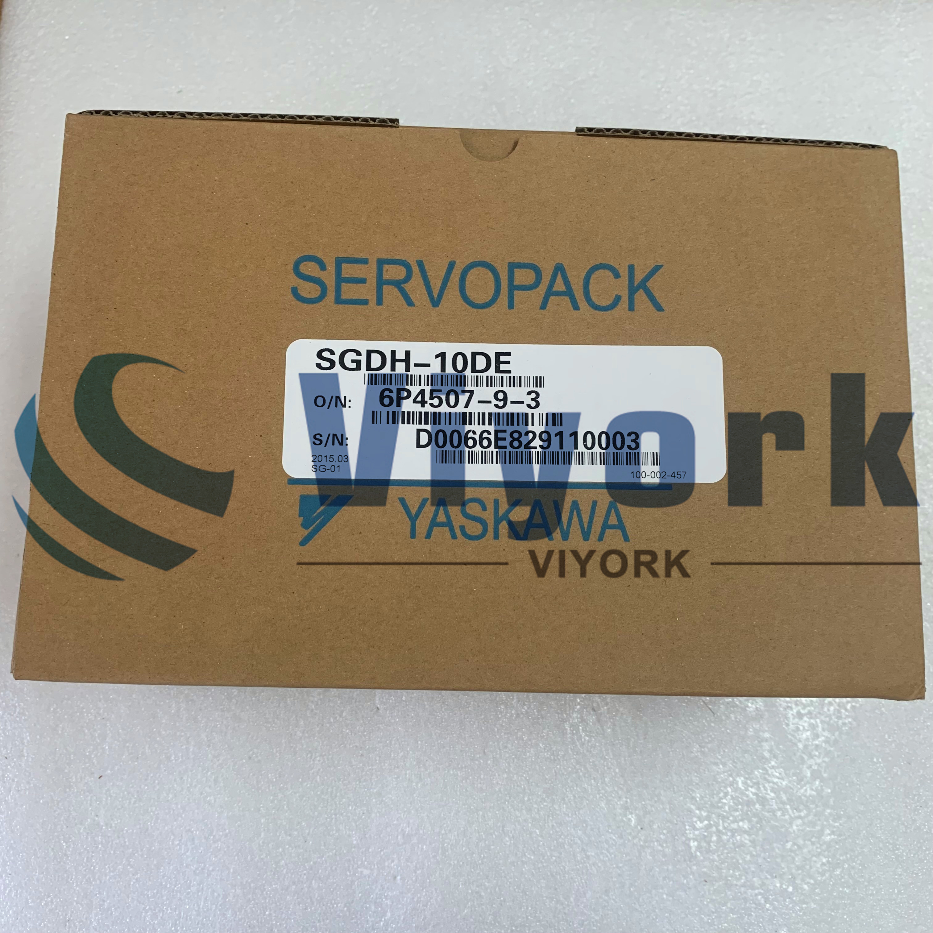 Yaskawa SGDH-10DE 3.5AMP 3PHASE 400VAC 1KW NEW