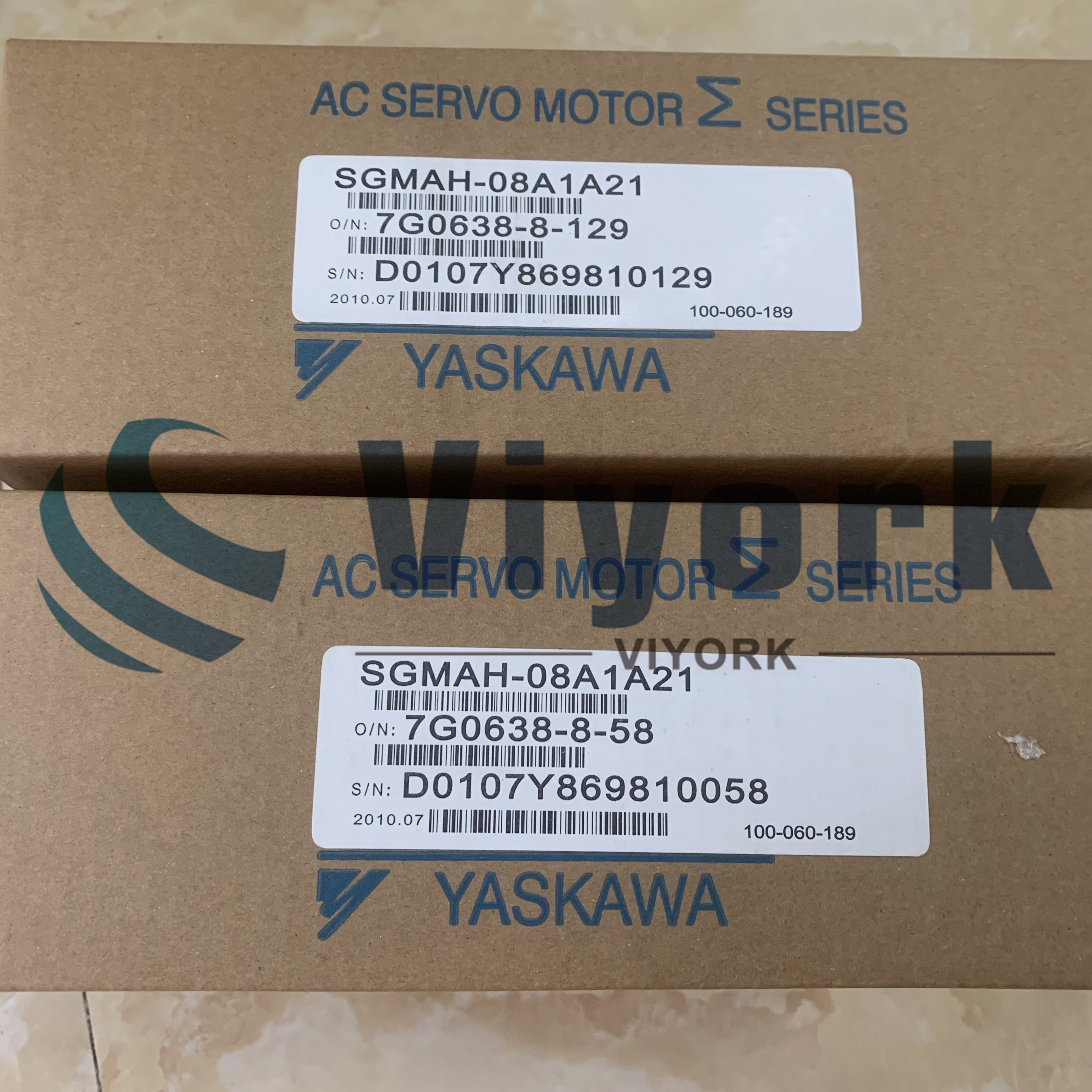 Yaskawa SGMAH-08A1A21 SERVO MOTOR 750W 200V 4.4A  NEW