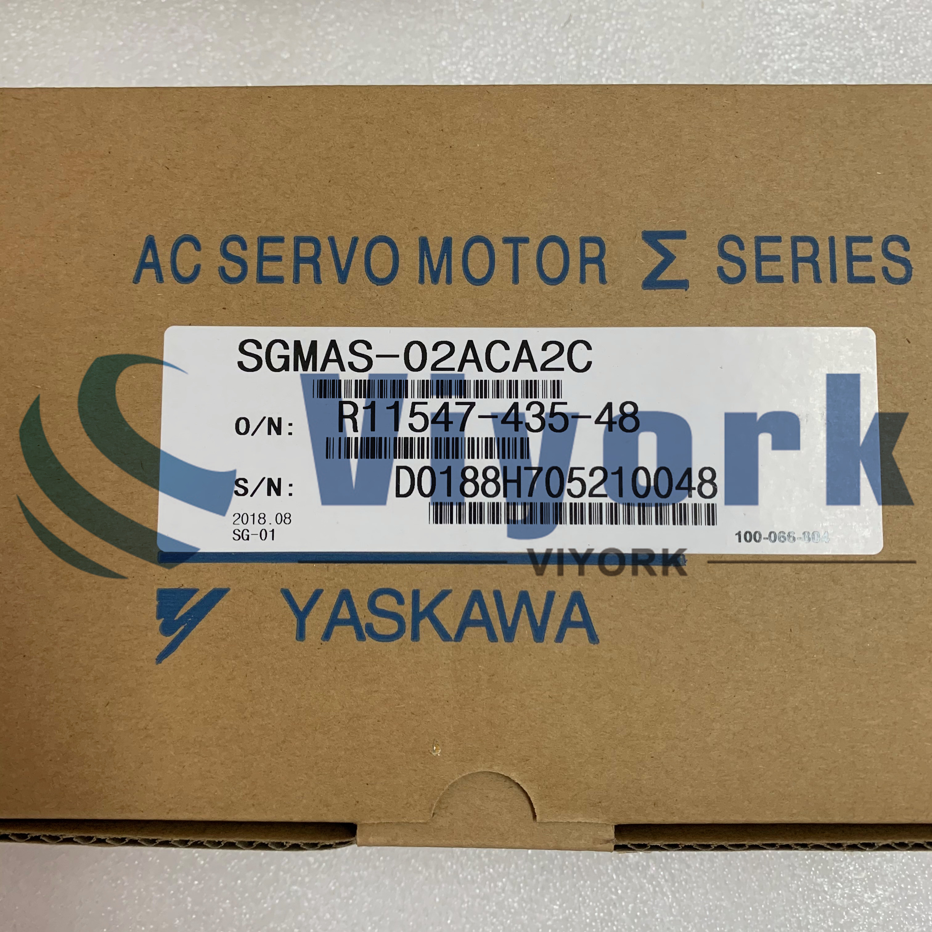 Yaskawa SGMAS-02ACA2C AC SERVO MOTOR 200VAC R/MIN3000 NEW