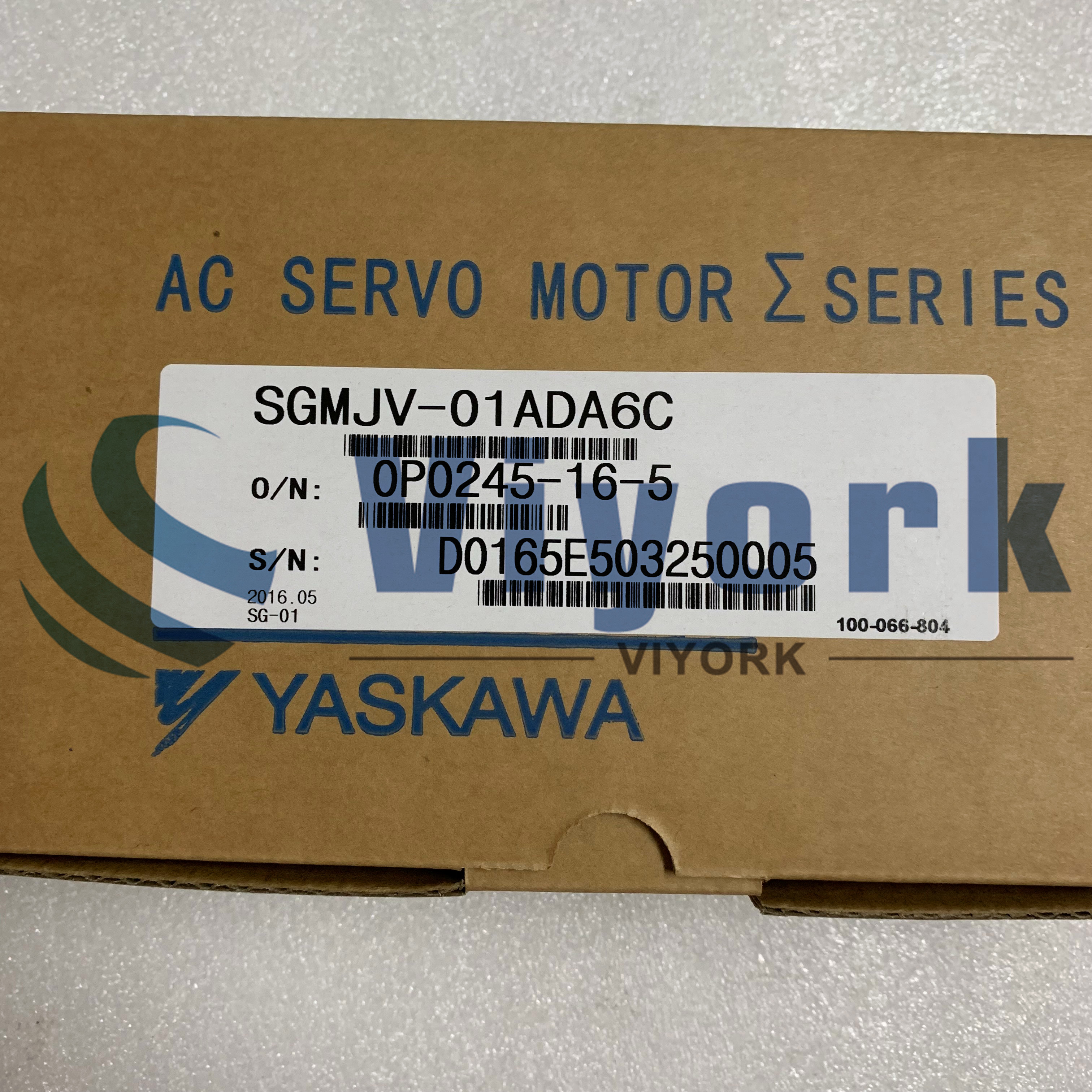 Yaskawa SGMJV-01ADA6C AC SERVO MOTOR SIGMA5 200VOLT 0.318NM NEW
