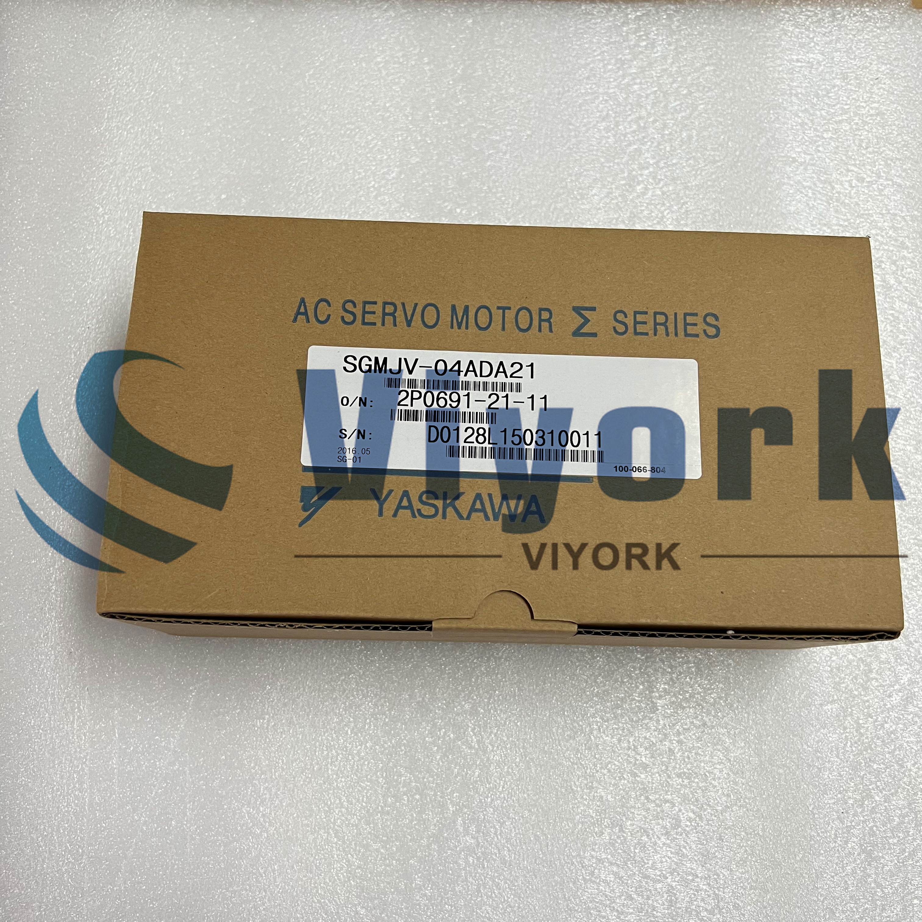 Yaskawa SGMJV-04ADA21 AC SERVO MOTOR 100W 200VAC 20-BIT INCREMENTAL ENCODER NEW