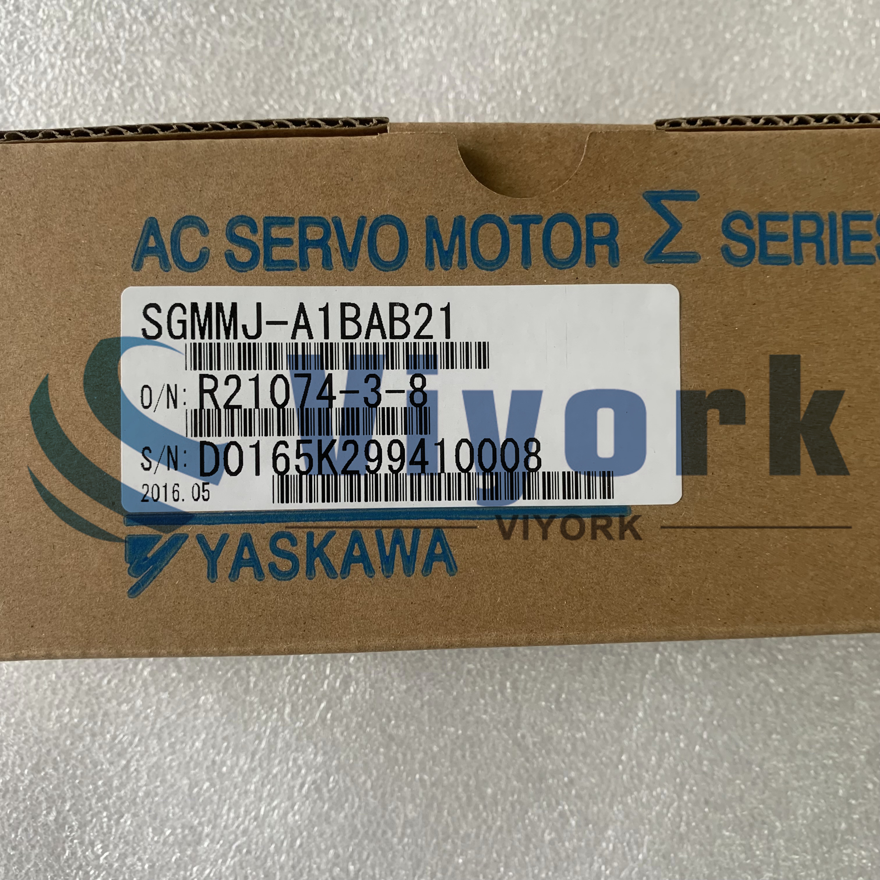 Yaskawa SGMMJ-A1BAB21 AC SERVO MOTOR
