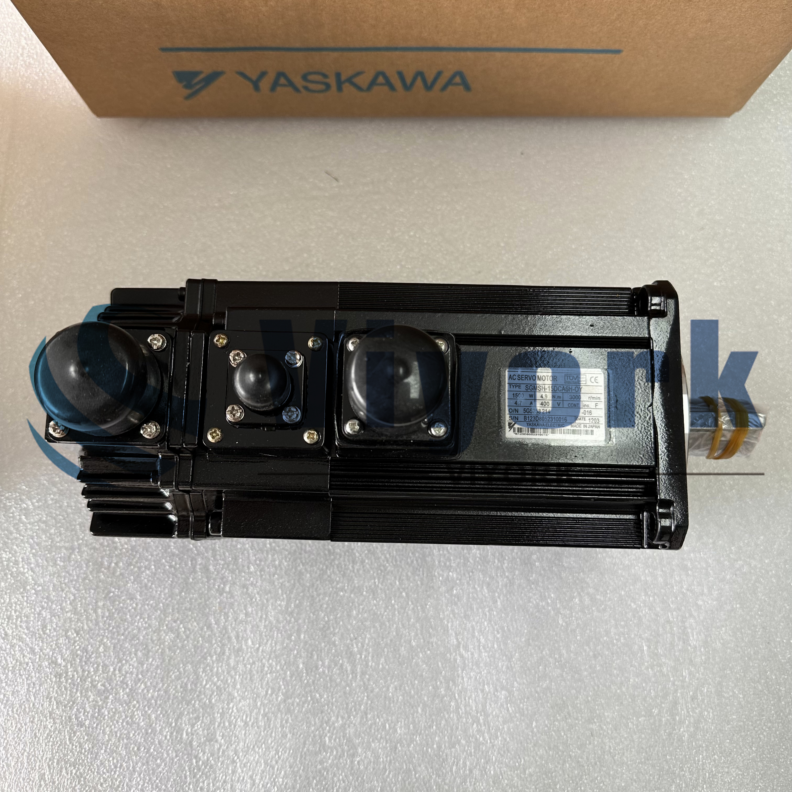 YASKAWA SGMSH-15DCA6H-OY AC SERVO MOTOR 1.5KW WITH BRAKE 3000RPM 4.9NM NEW