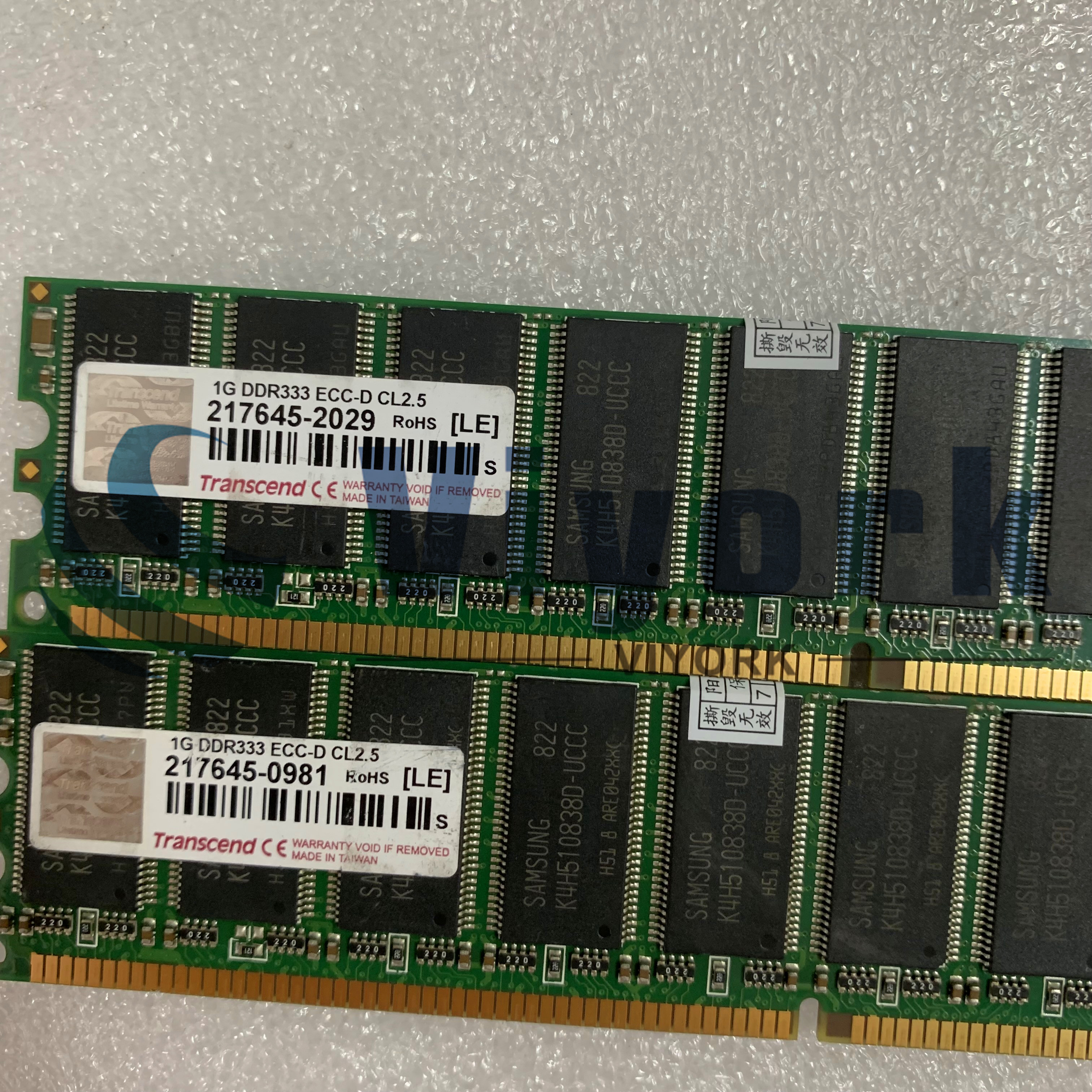 TRANSCEND DDR333 PC MEMORY CARD 512MB 184PIN