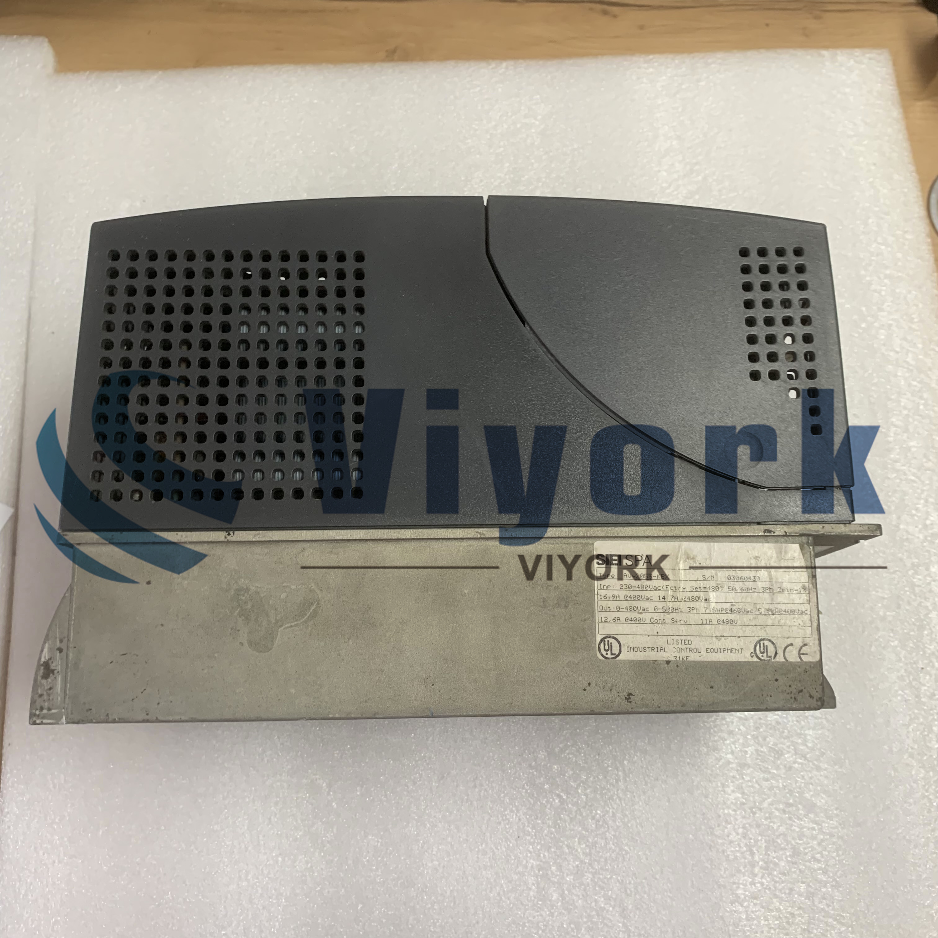 GEFRAN AVY2055-KBX AC/AC SLIM DRIVE SERIES SIEDRIVE 230-480V 60/60HZ