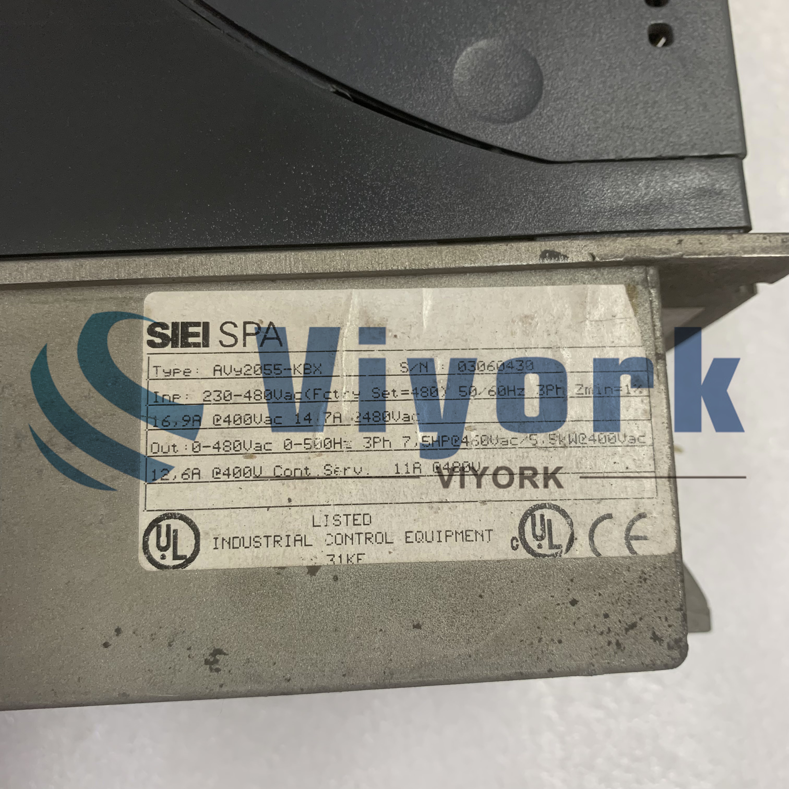 GEFRAN AVY2055-KBX AC/AC SLIM DRIVE SERIES SIEDRIVE 230-480V 60/60HZ