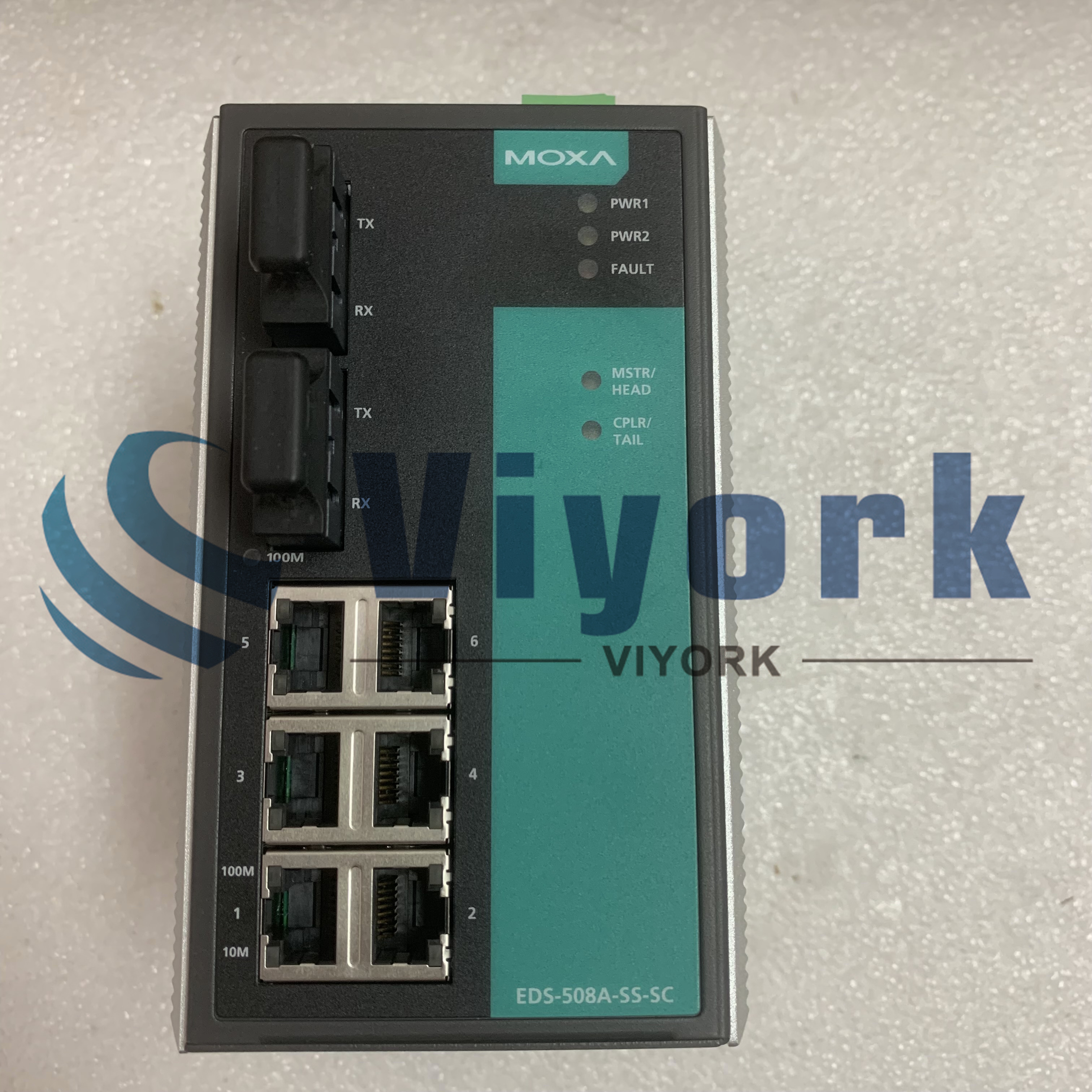 MOXA EDS-508A-SS-SC MANAGED ETHERNET SWITCH WITH 6 10/100 BASET(X) PORTS