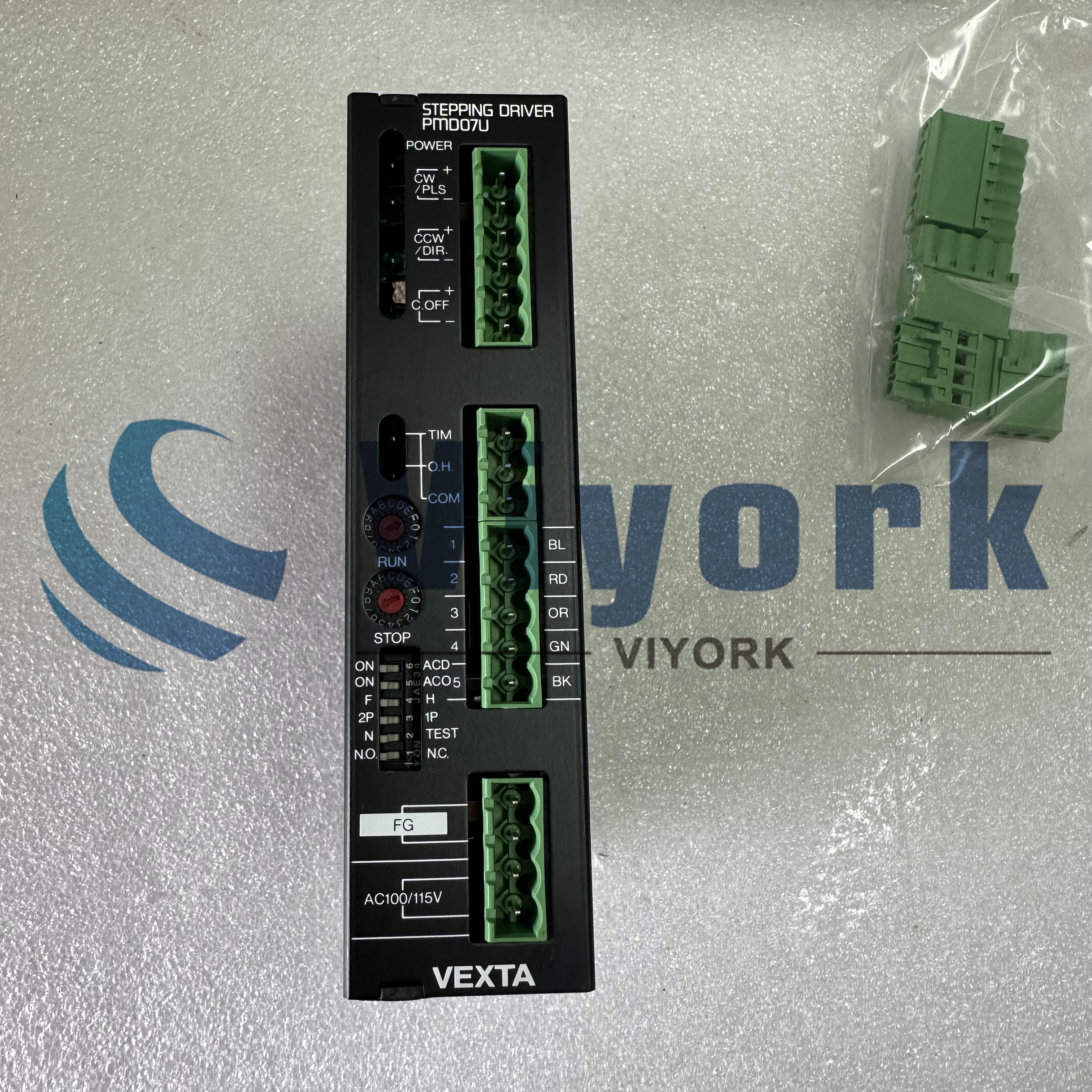 ORIENTAL MOTOR VEXTA PMD07U STEPPER DRIVER 1.1AMP 100/115VAC 50/60HZ NEW