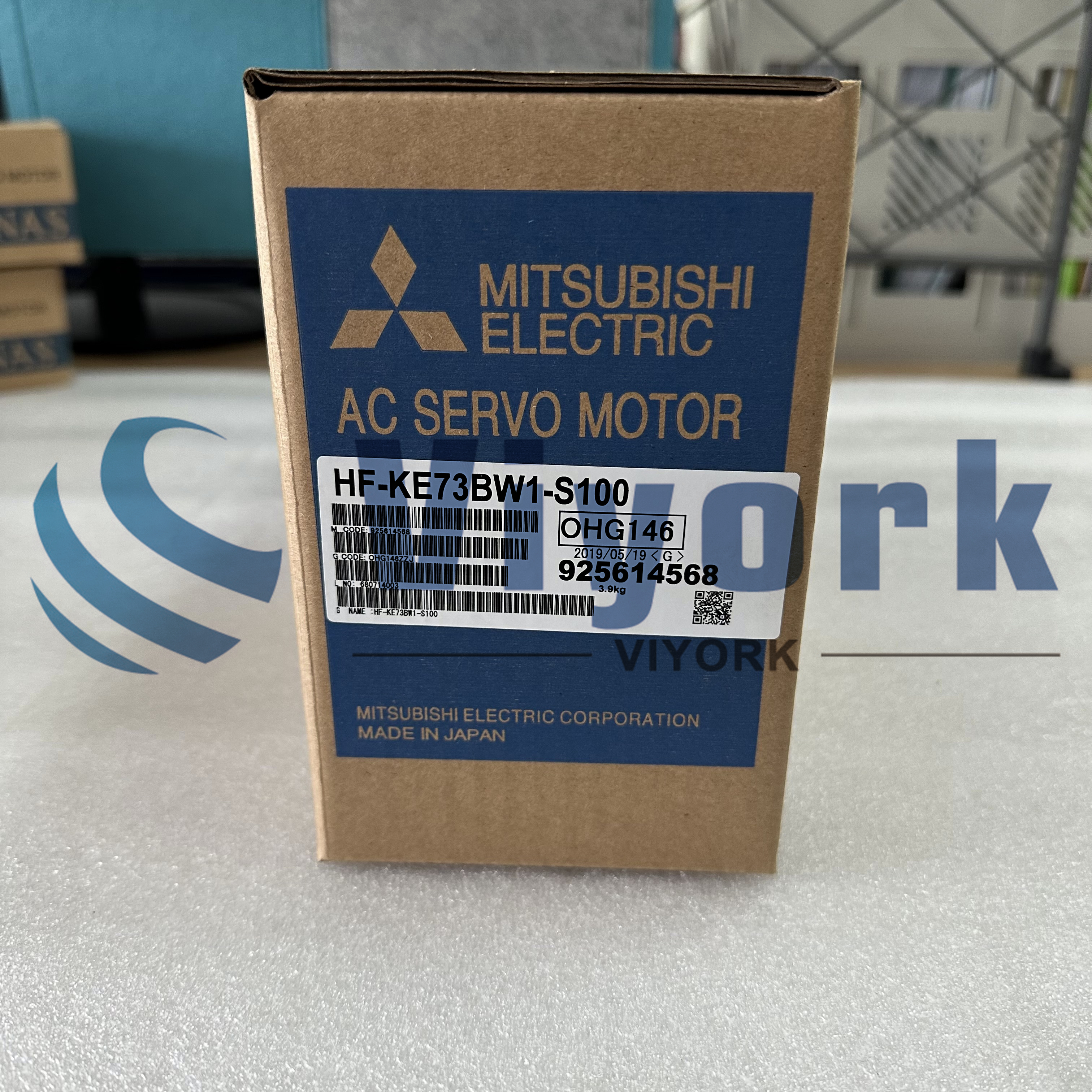 Mitsubishi HF-KE73BW1-S100 AC SERVO MOTOR 750W 3000RPM NEW