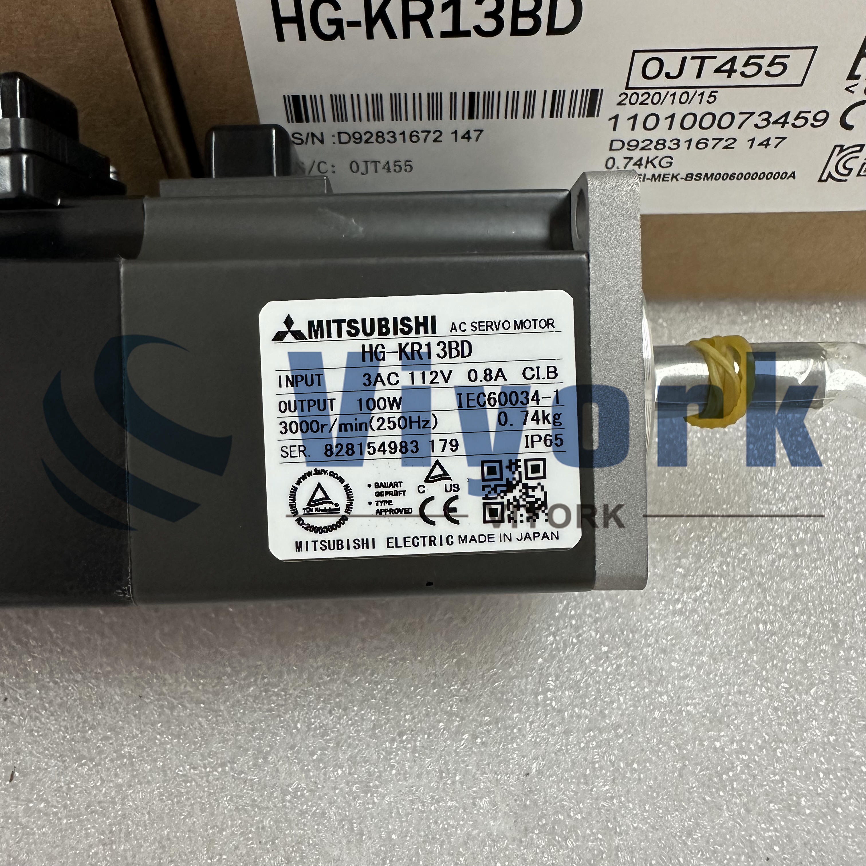 Mitsubishi HG-KR13BD AC SERVO MOTOR NEW