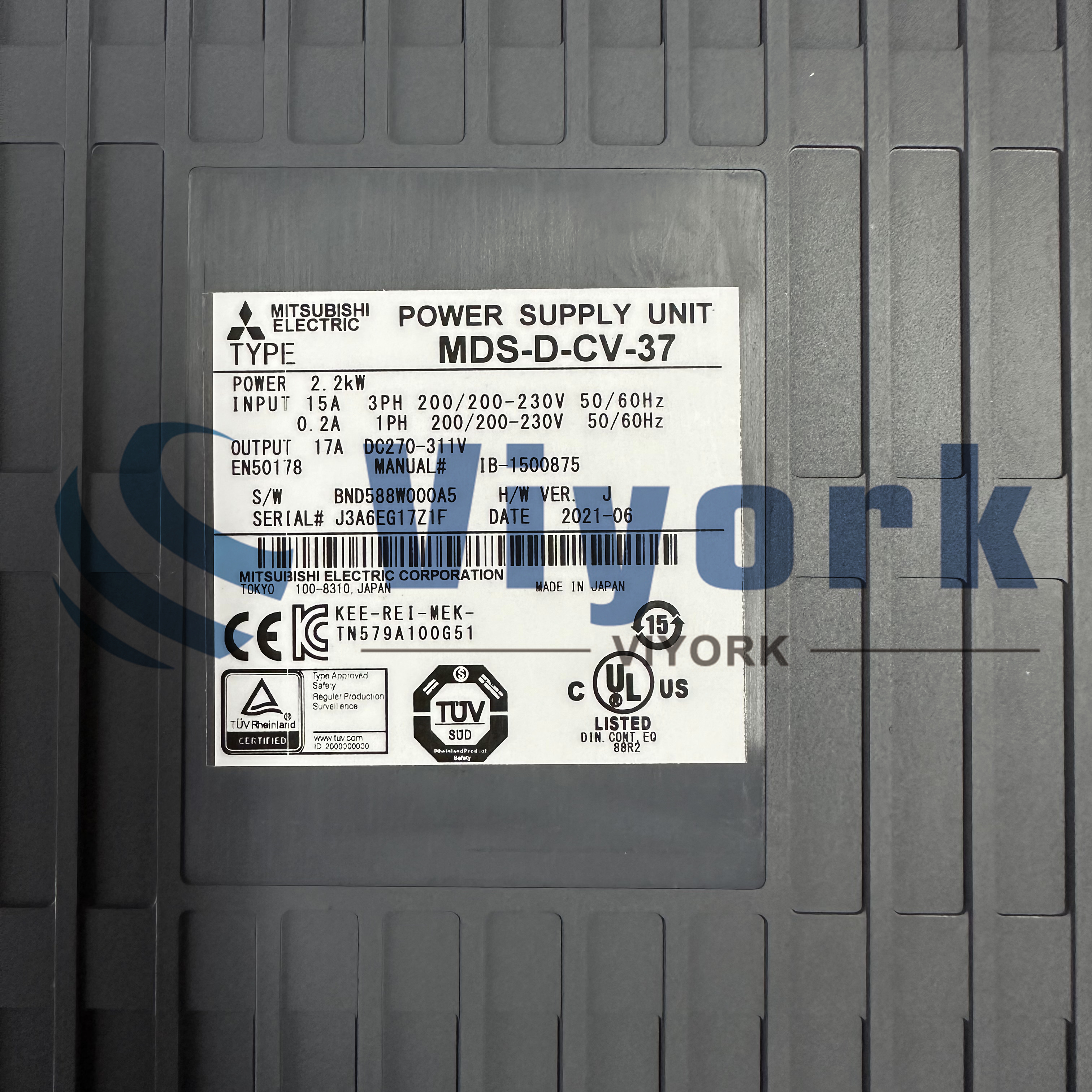 Mitsubishi MDS-D-CV-37 SERVO DRIVE NEW