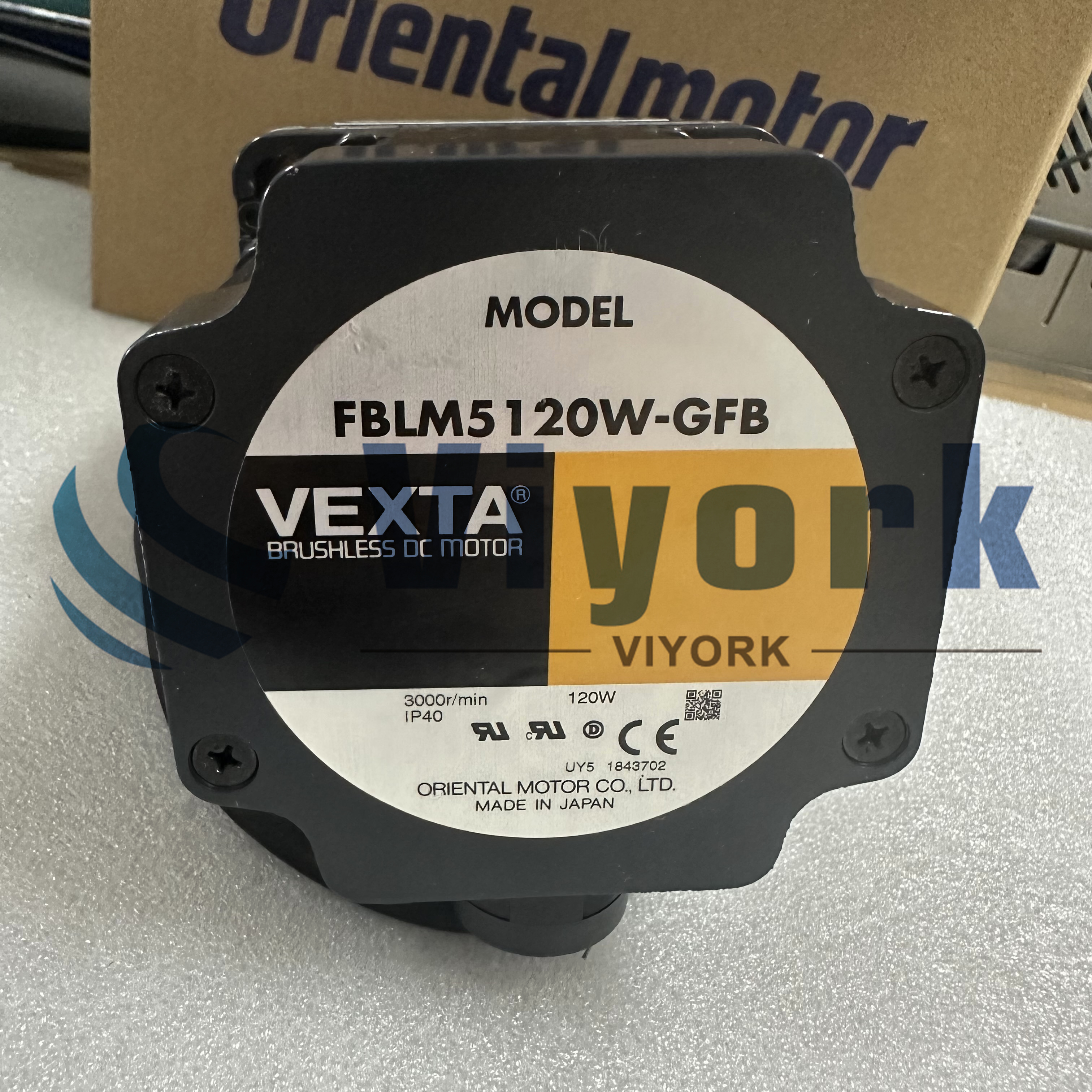 ORIENTAL MOTOR VEXTA FBLM5120W-GFB WITH GEAR GFB5G200 NEW