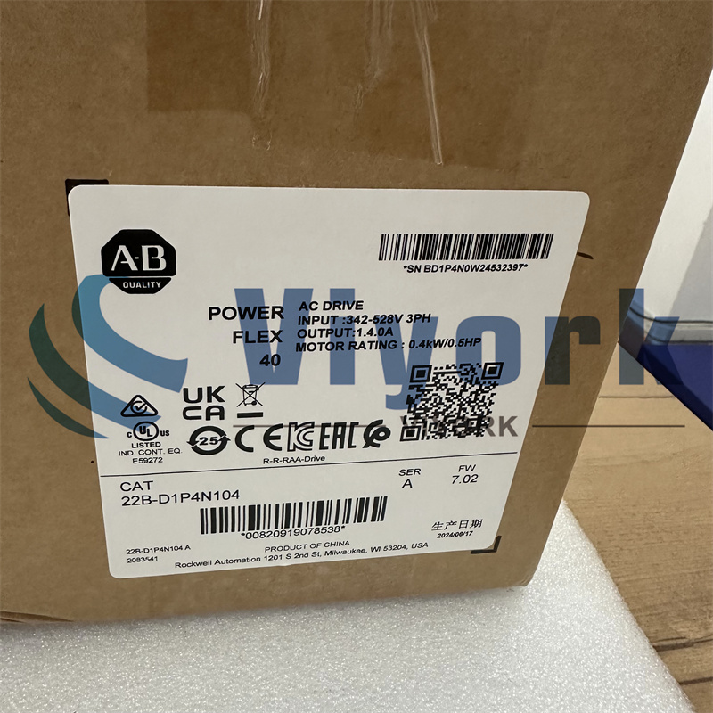 ALLEN BRADLEY 22B-D1P4N104 INVERTER NEW