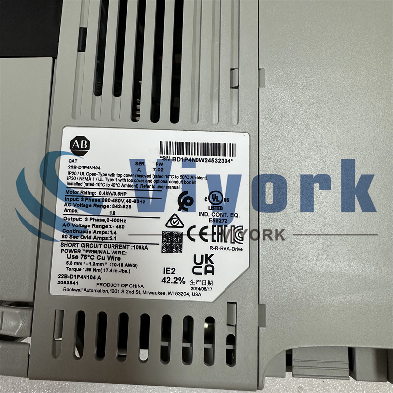 ALLEN BRADLEY 22B-D1P4N104 INVERTER NEW