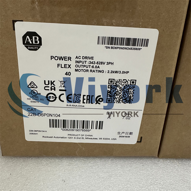 ALLEN BRADLEY 22B-D6P0N104 INVERTER NEW