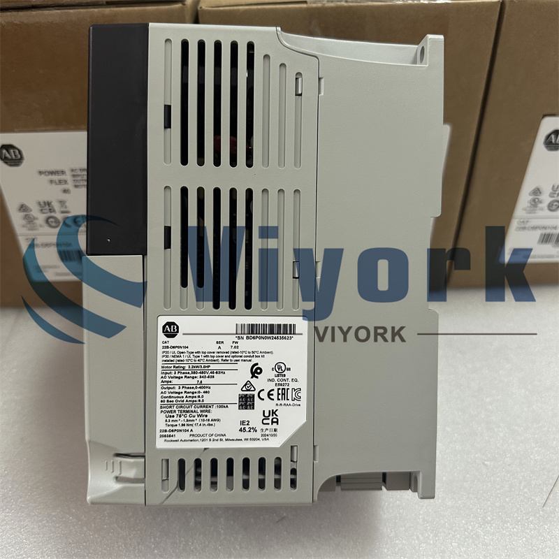 ALLEN BRADLEY 22B-D6P0N104 INVERTER NEW