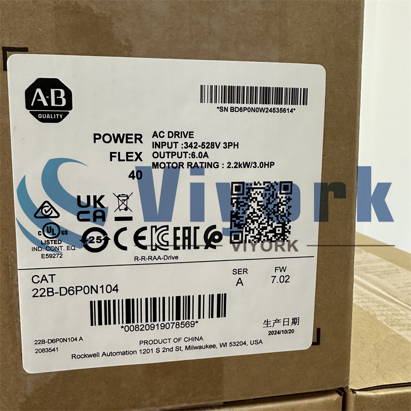 ALLEN BRADLEY 22B-D6P0N104 INVERTER NEW