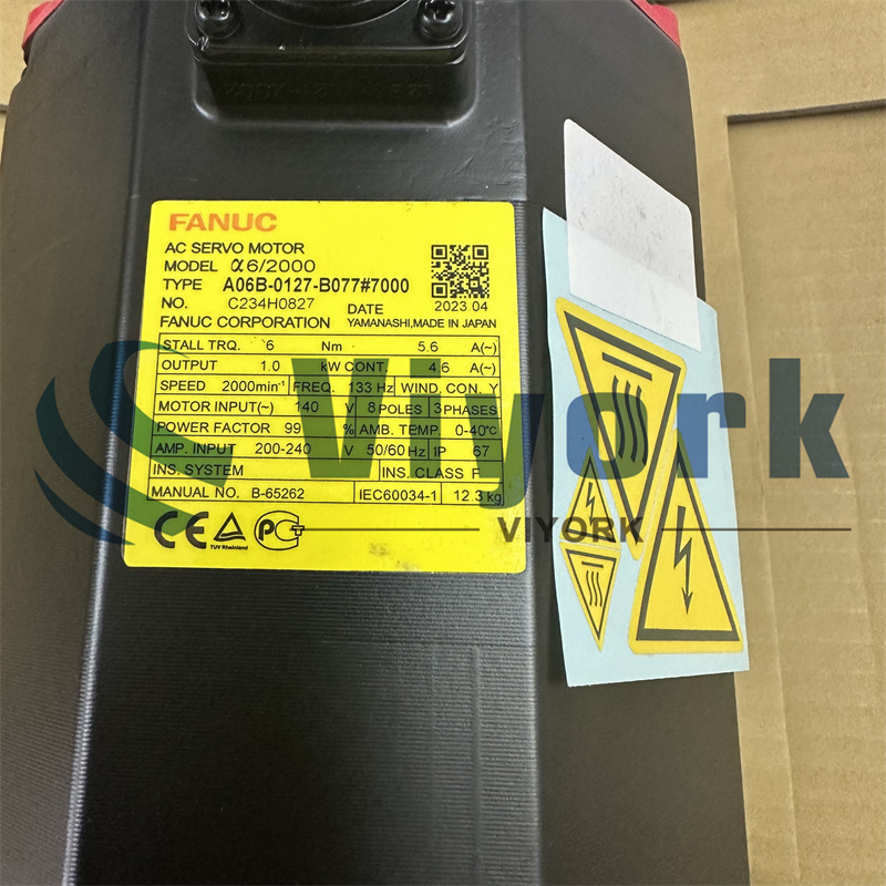Fanuc A06B-0127-B077#7000 AC SERVO MOTOR NEW