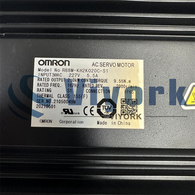 OMRON R88M-KH2K020C-S1 SERVO MOTOR NEW