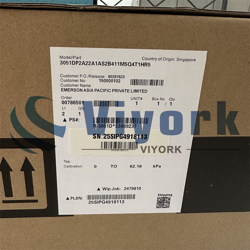 Rosemount 3051DP2A22A1AS2B411M5Q4T1HR5 PRESSURE TRANSMITTER NEW&ORIGINAL