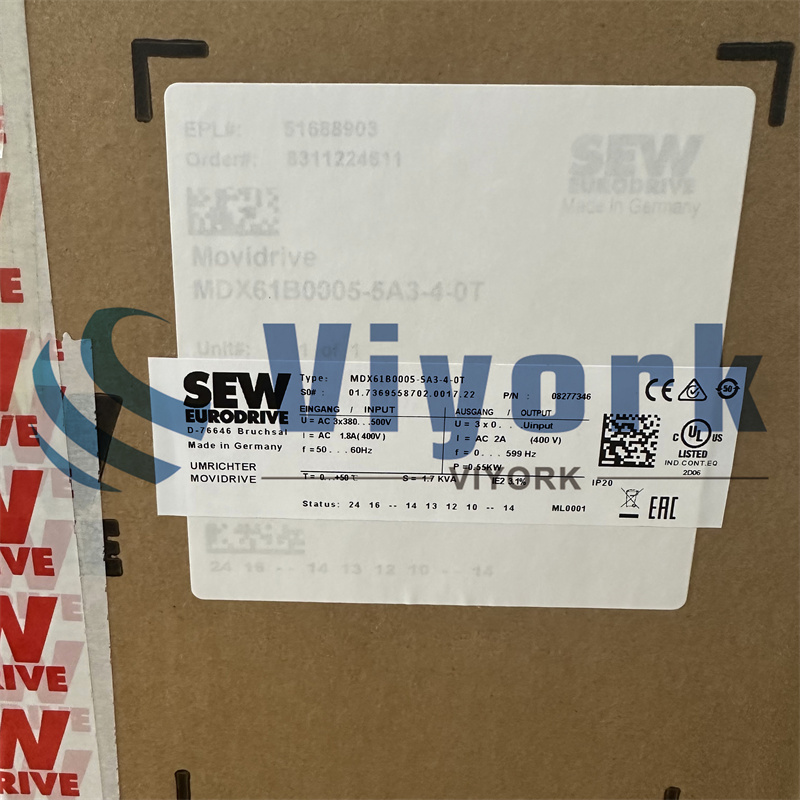 SEW MDX61B0005-5A3-4-0T INVERTER NEW&ORIGINAL