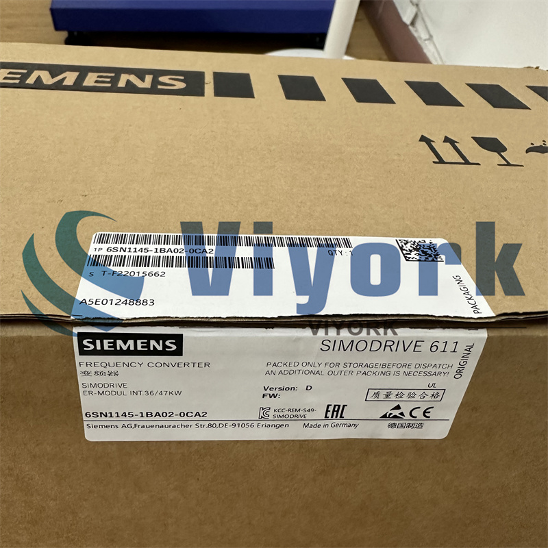 Siemens 6SN1145-1BA02-0CA2 INVERTER NEW
