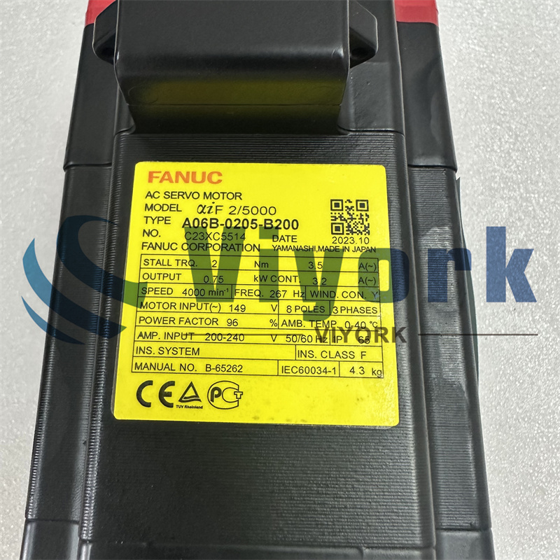 Fanuc A06B-0205-B200 AC SERVO MOTOR NEW