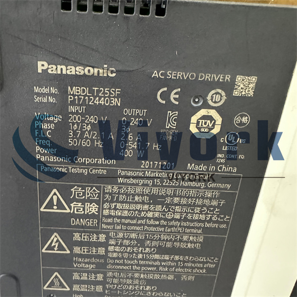 Panasonic MBDLT25SF AC SERVO DRIVE NEW